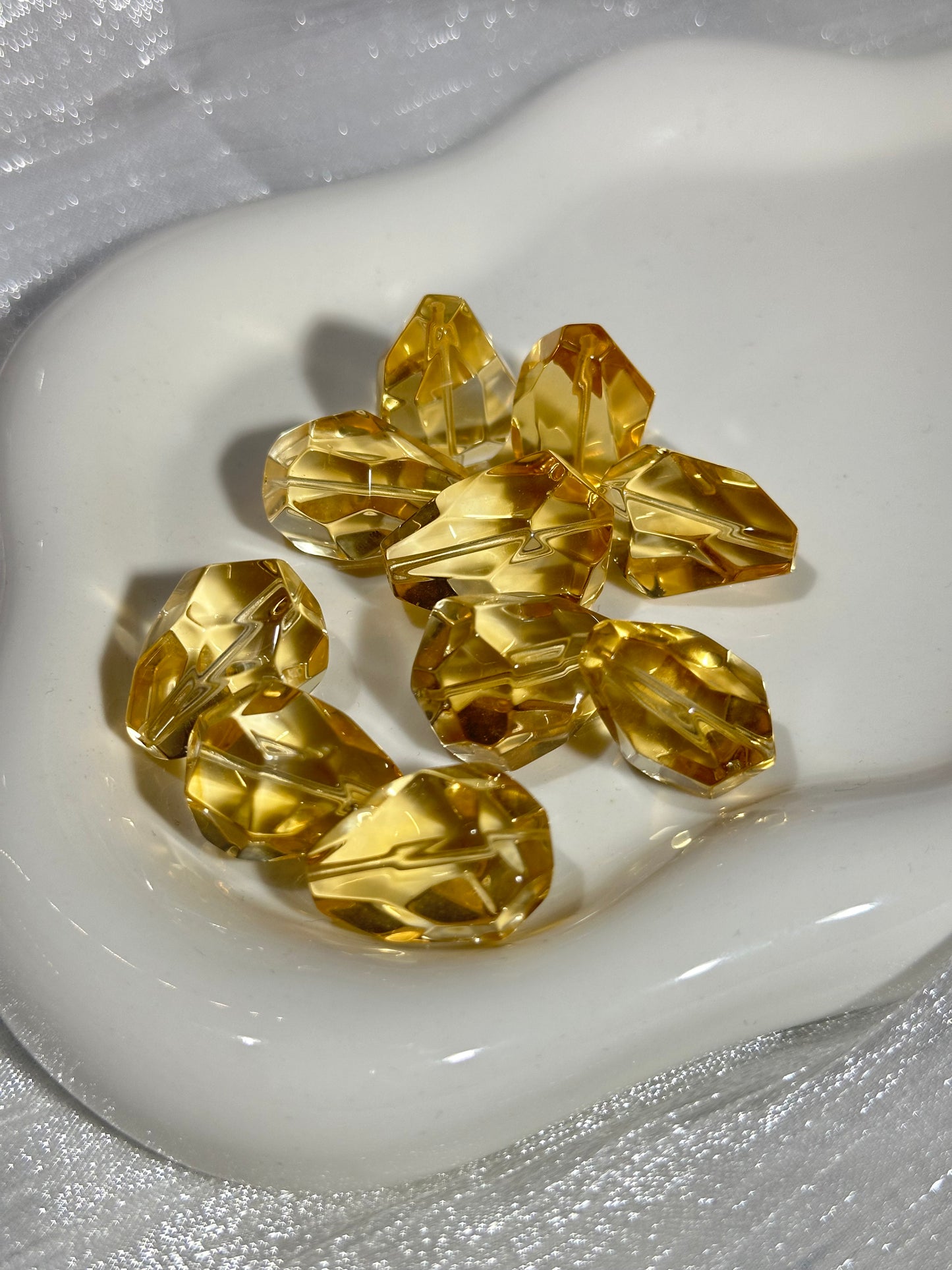 Clean citrine free shape