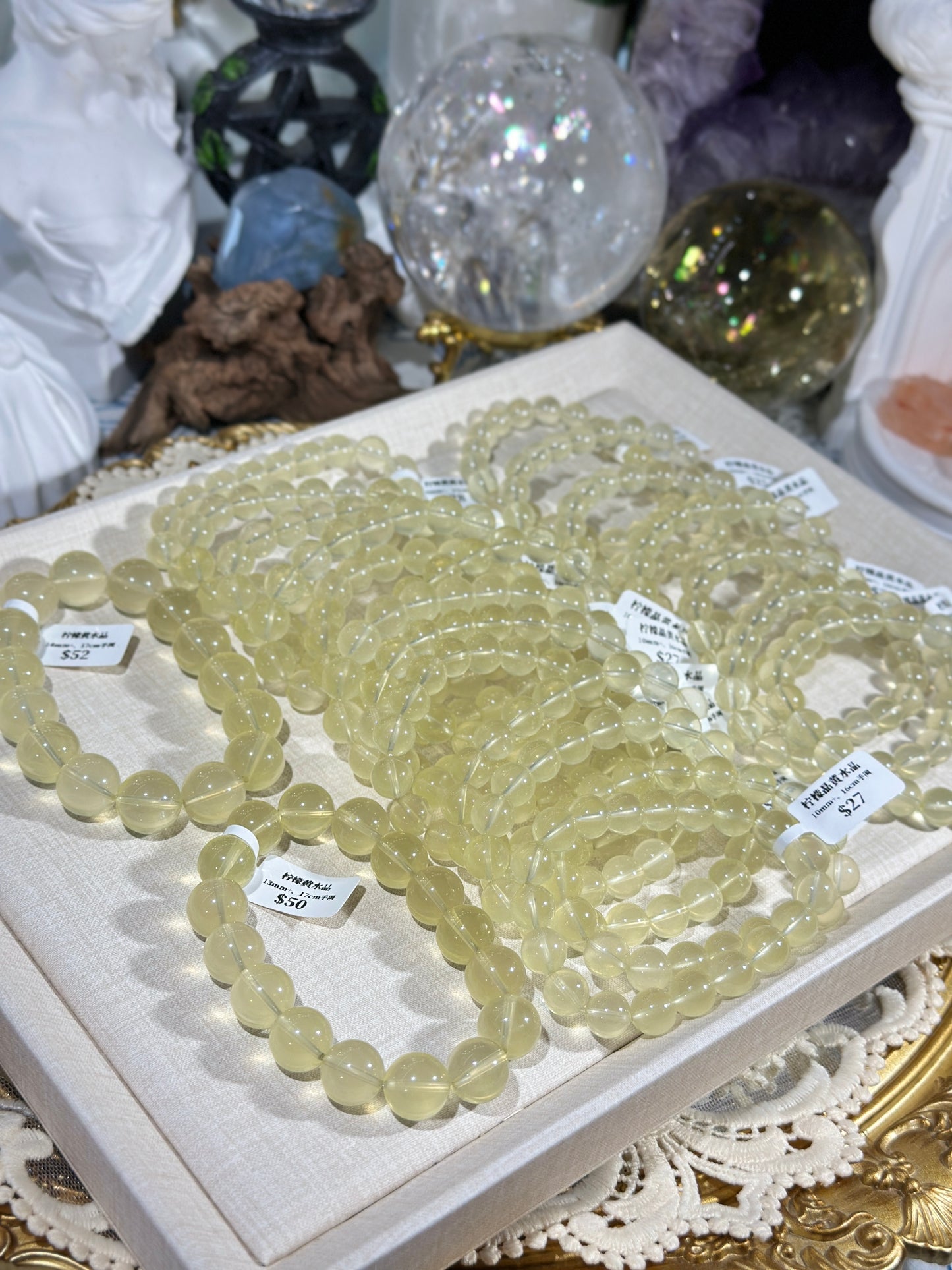 Pure milk lemon citrine