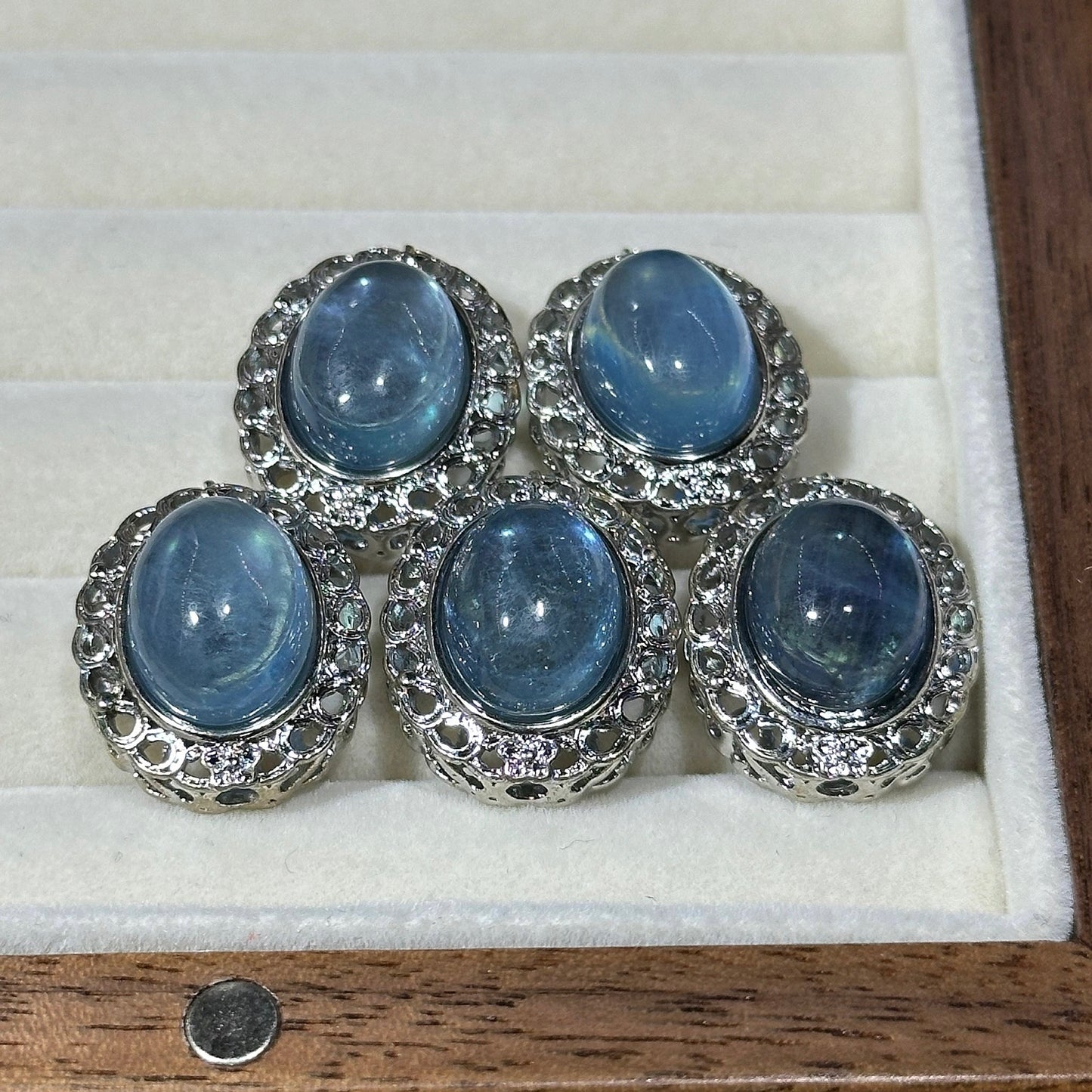 海蓝宝 椭圆款 魔盒