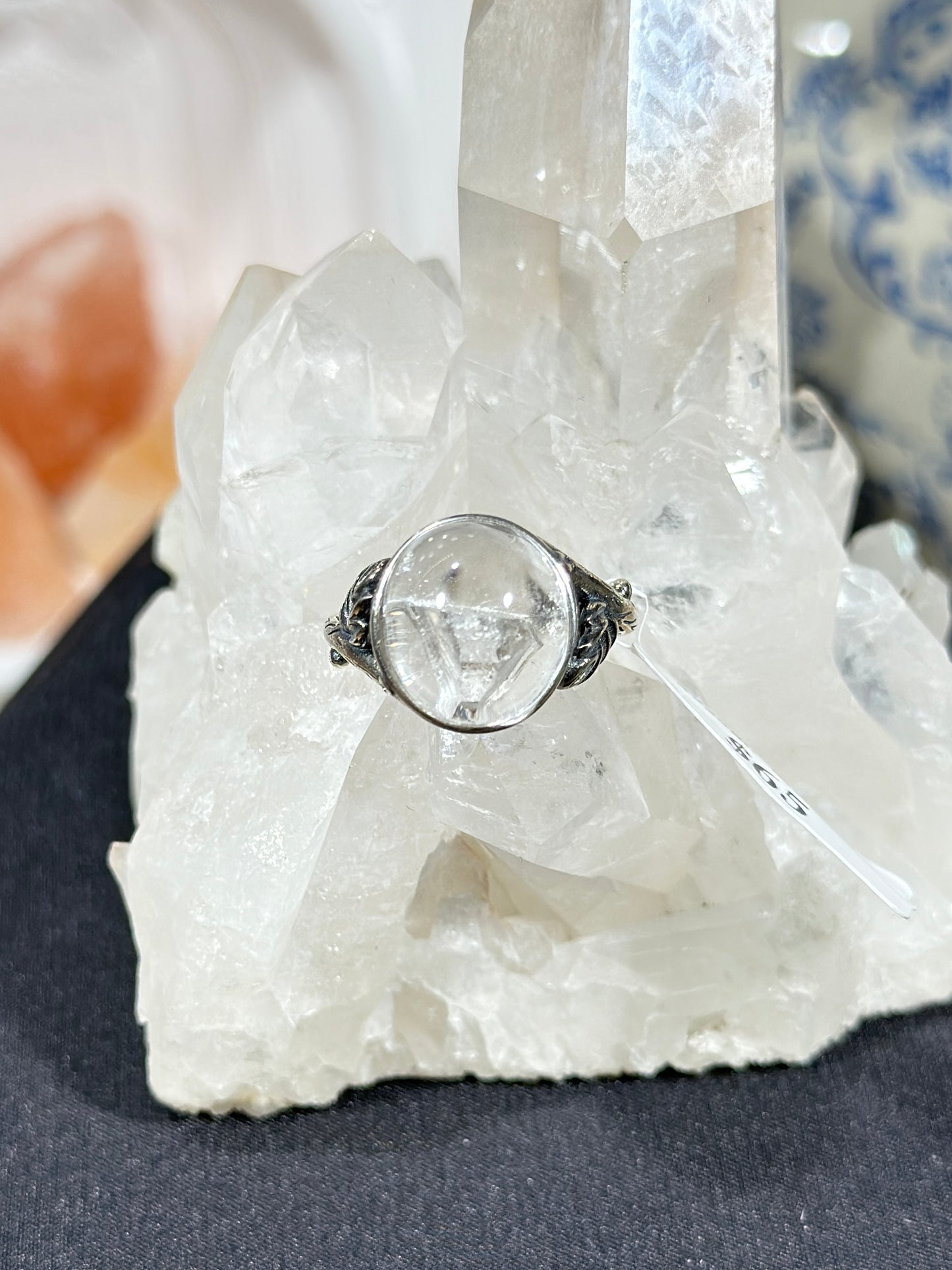 Crystal in Crystal S925 Silver Ring
