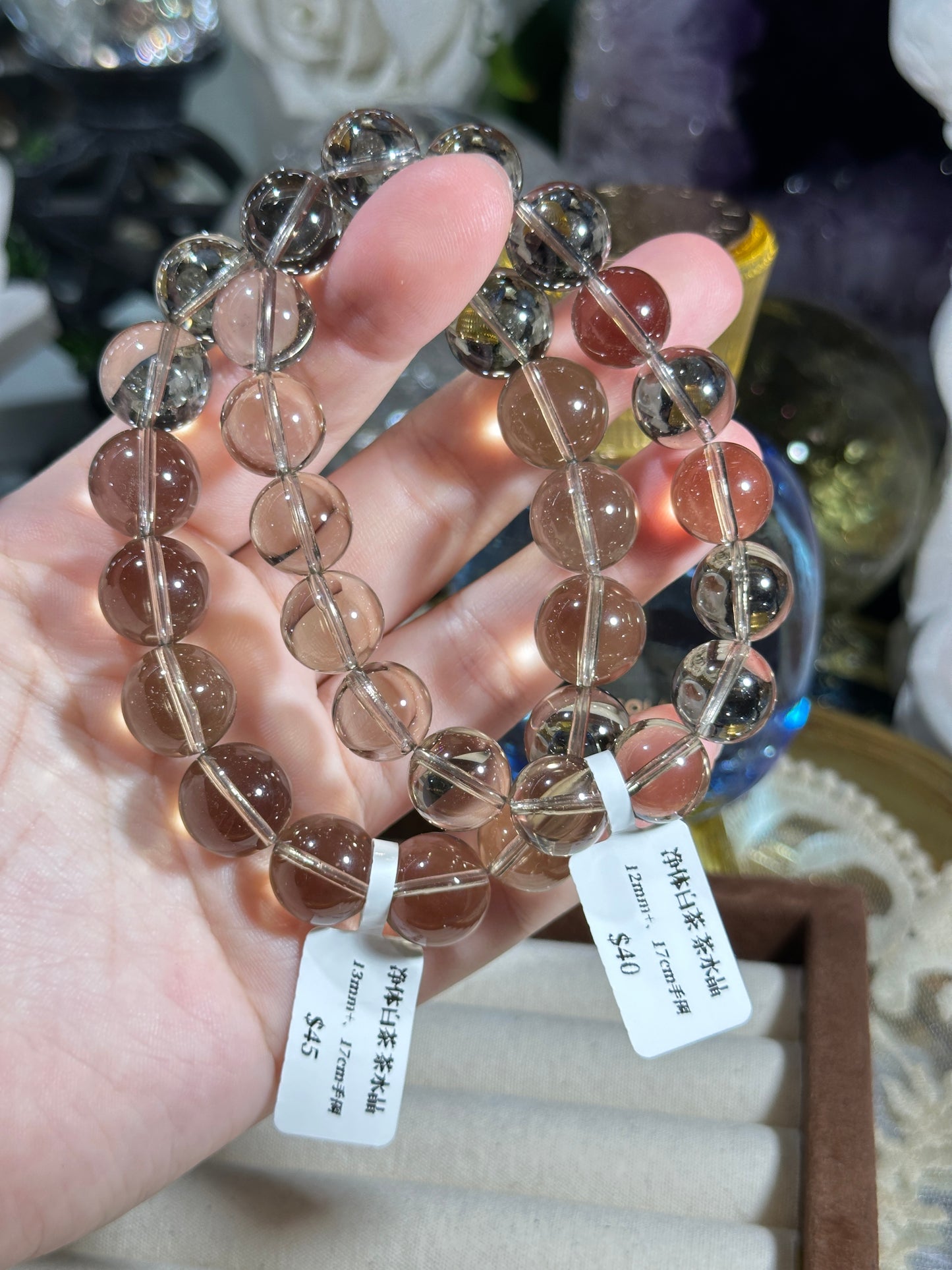 Oolong White Smoky Quartz