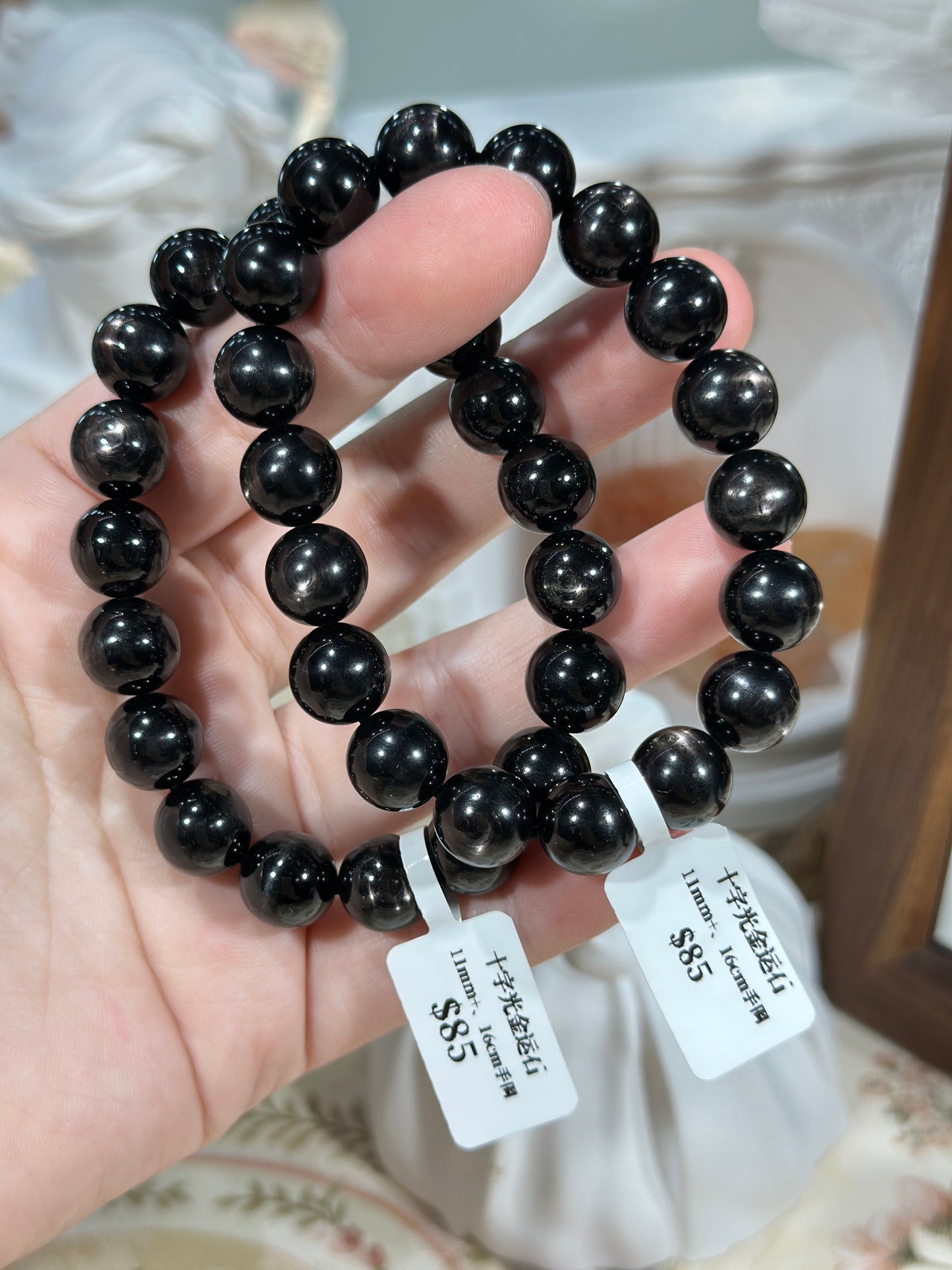 Cross Star Light Gold Luck Stone