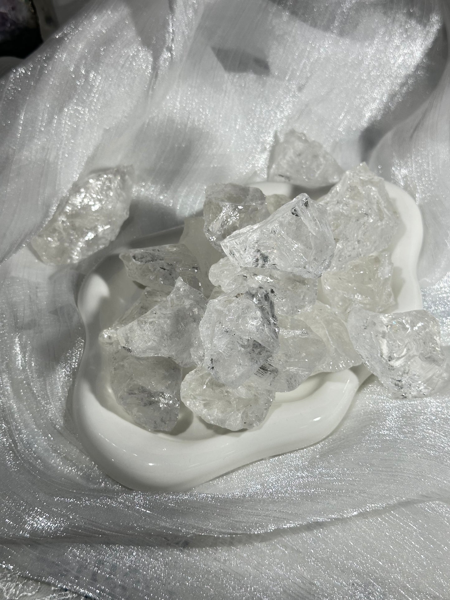 White Ase Crystal Block
