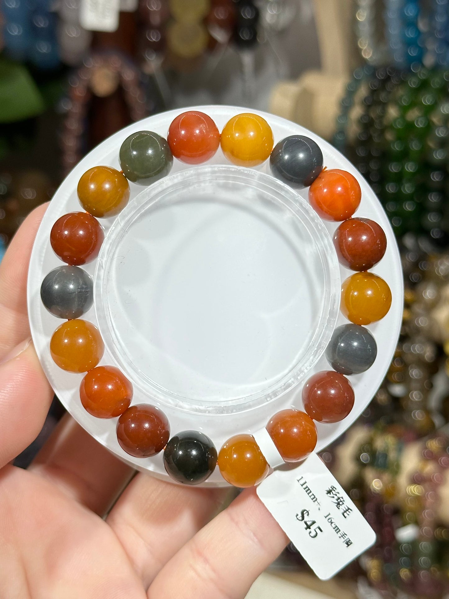 Dunhuang style rabbit hair crystal