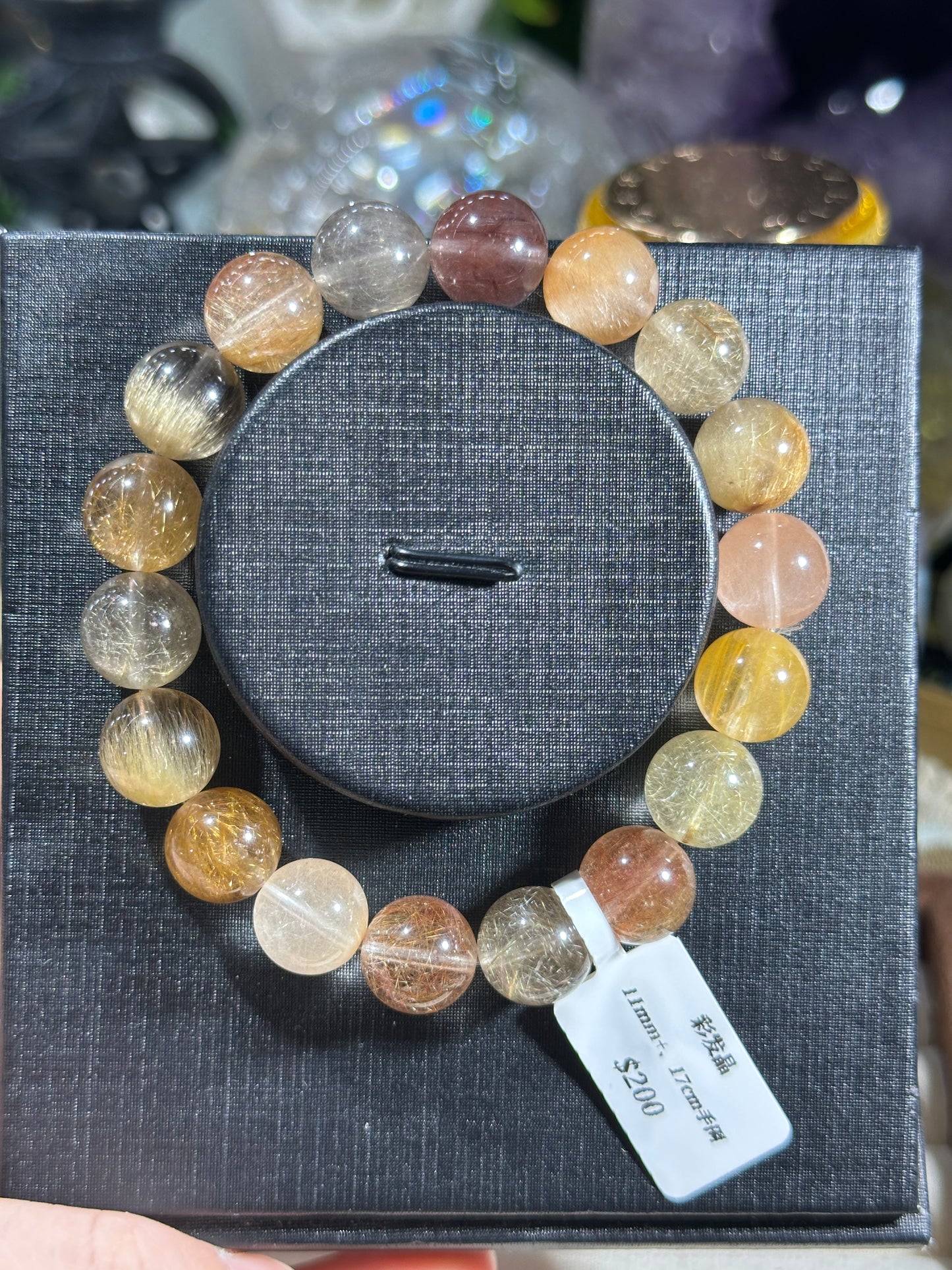 糖果色彩发晶