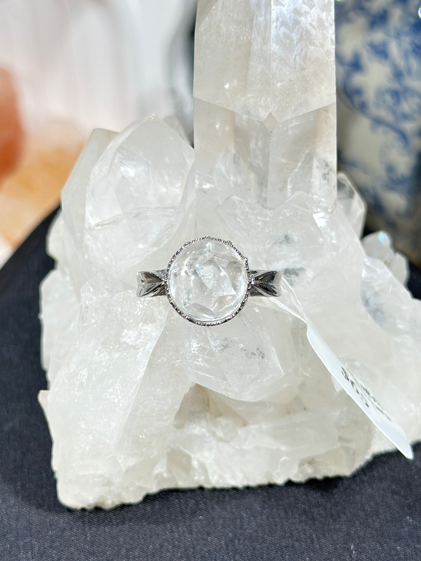 Crystal in Crystal S925 Silver Ring