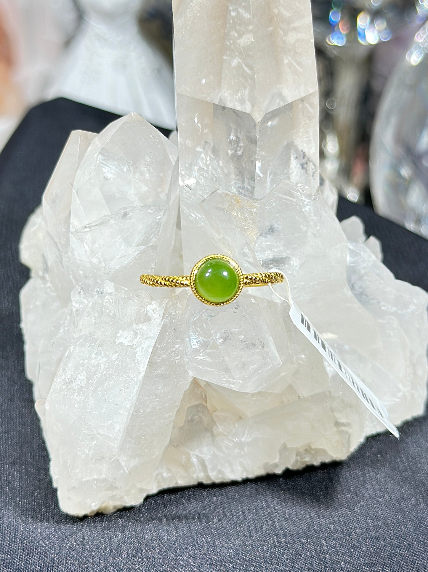 Hetian Jade S925 Silver Ring