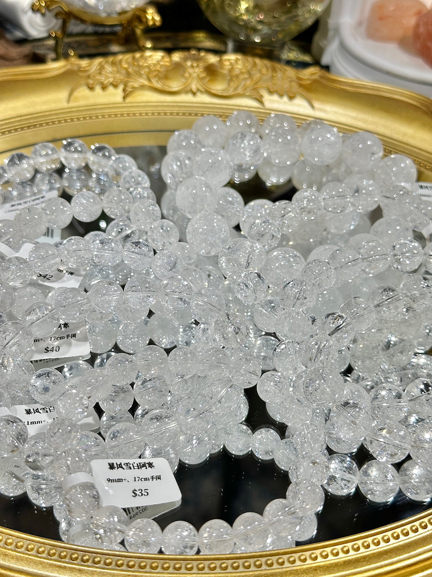 暴风雪白阿塞水晶