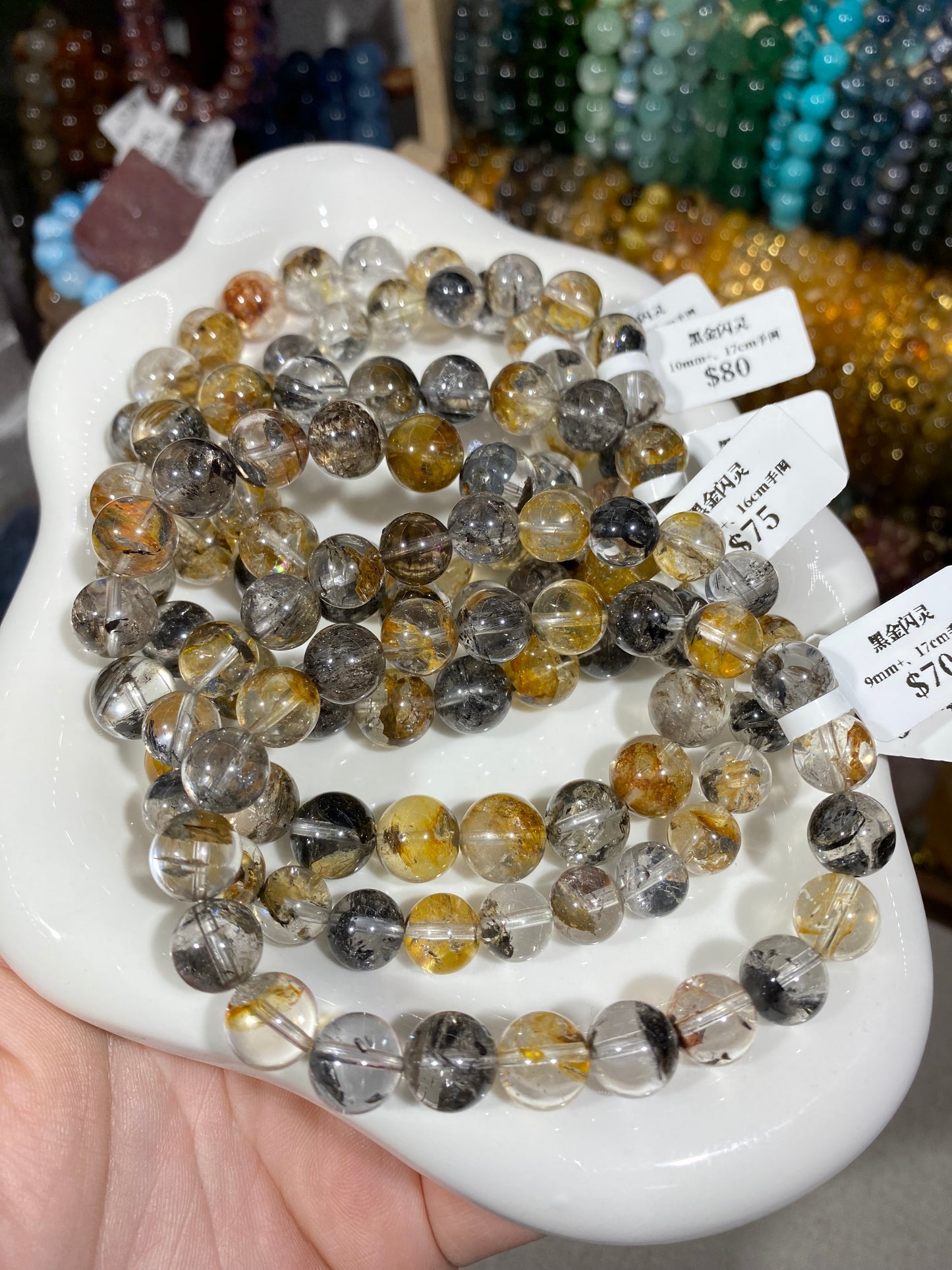 Black Gold Shining Crystal