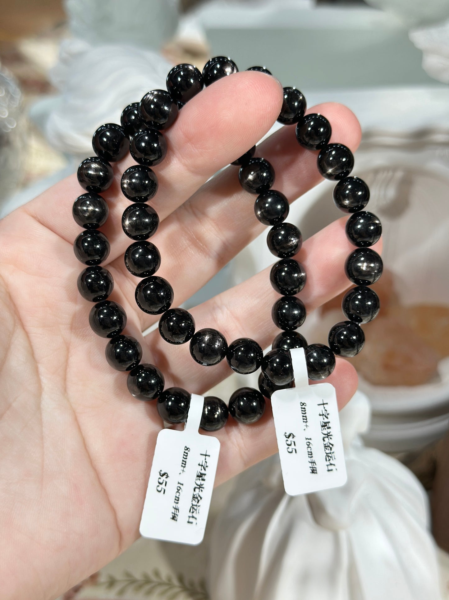 Cross Star Light Gold Luck Stone