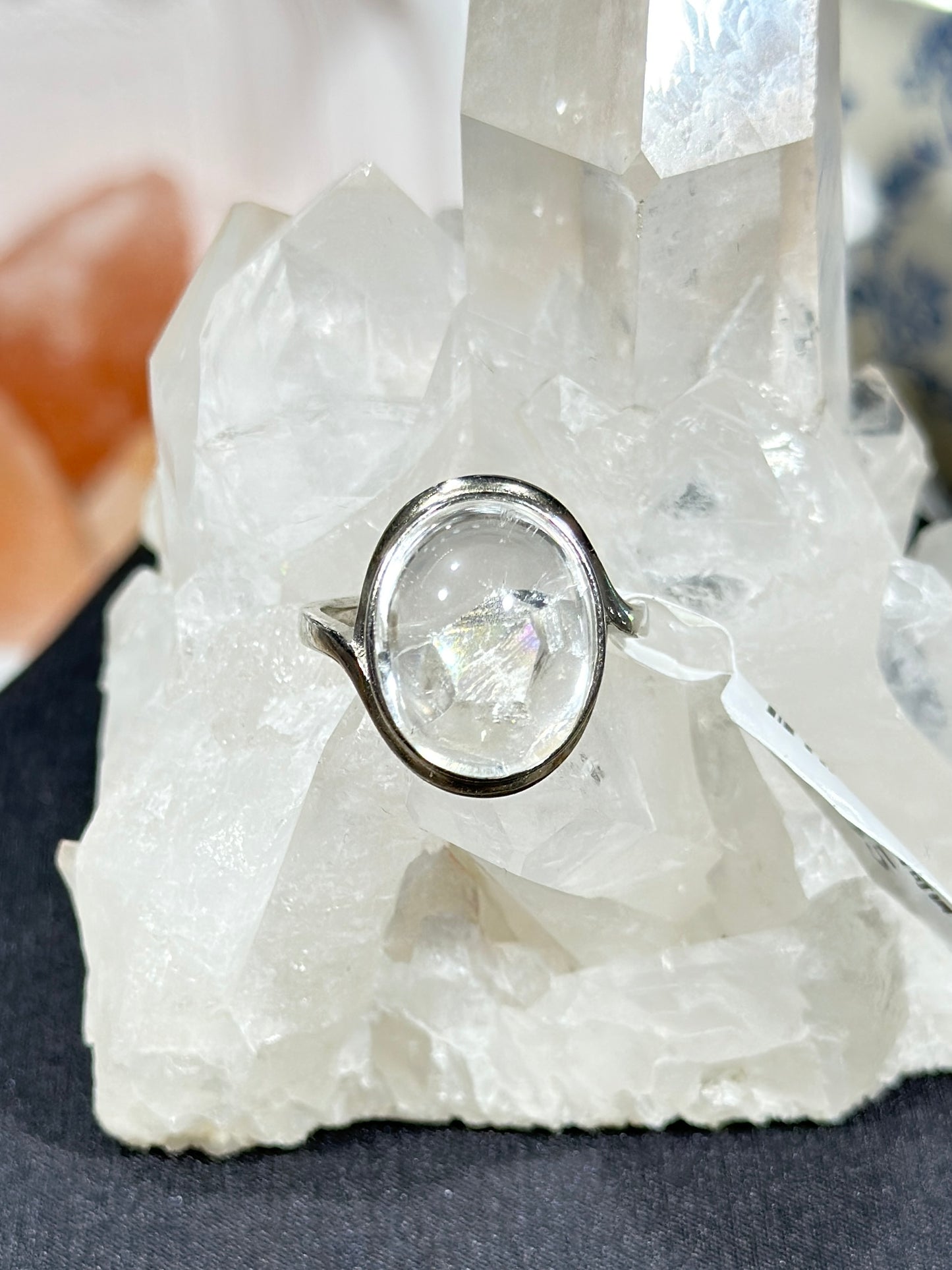 Crystal in Crystal S925 Silver Ring