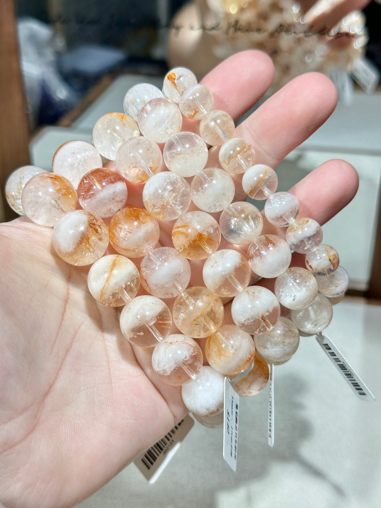 兔毛幽灵共生胶花水晶
