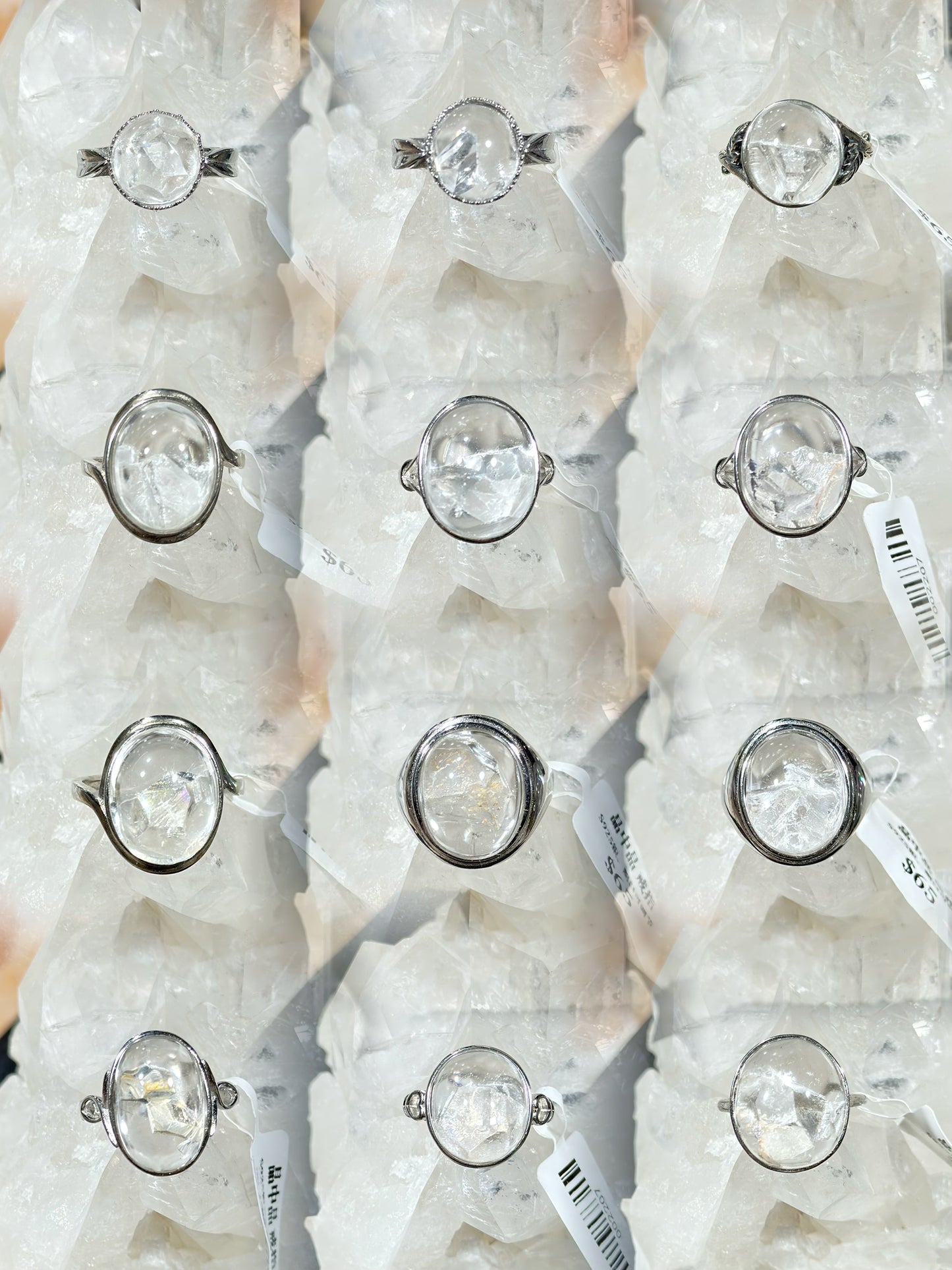Crystal in Crystal S925 Silver Ring