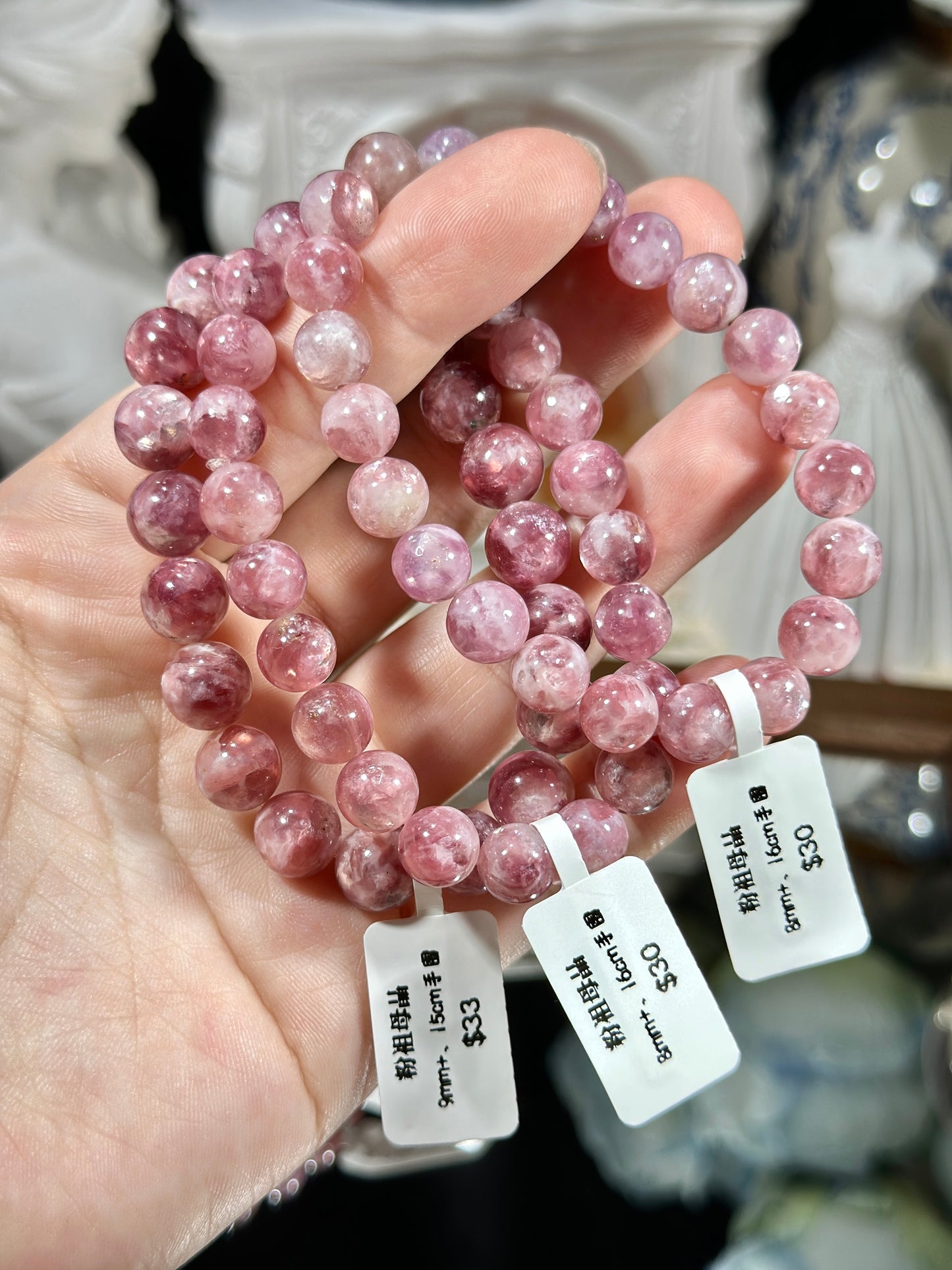 Pink Grandmother Quartz