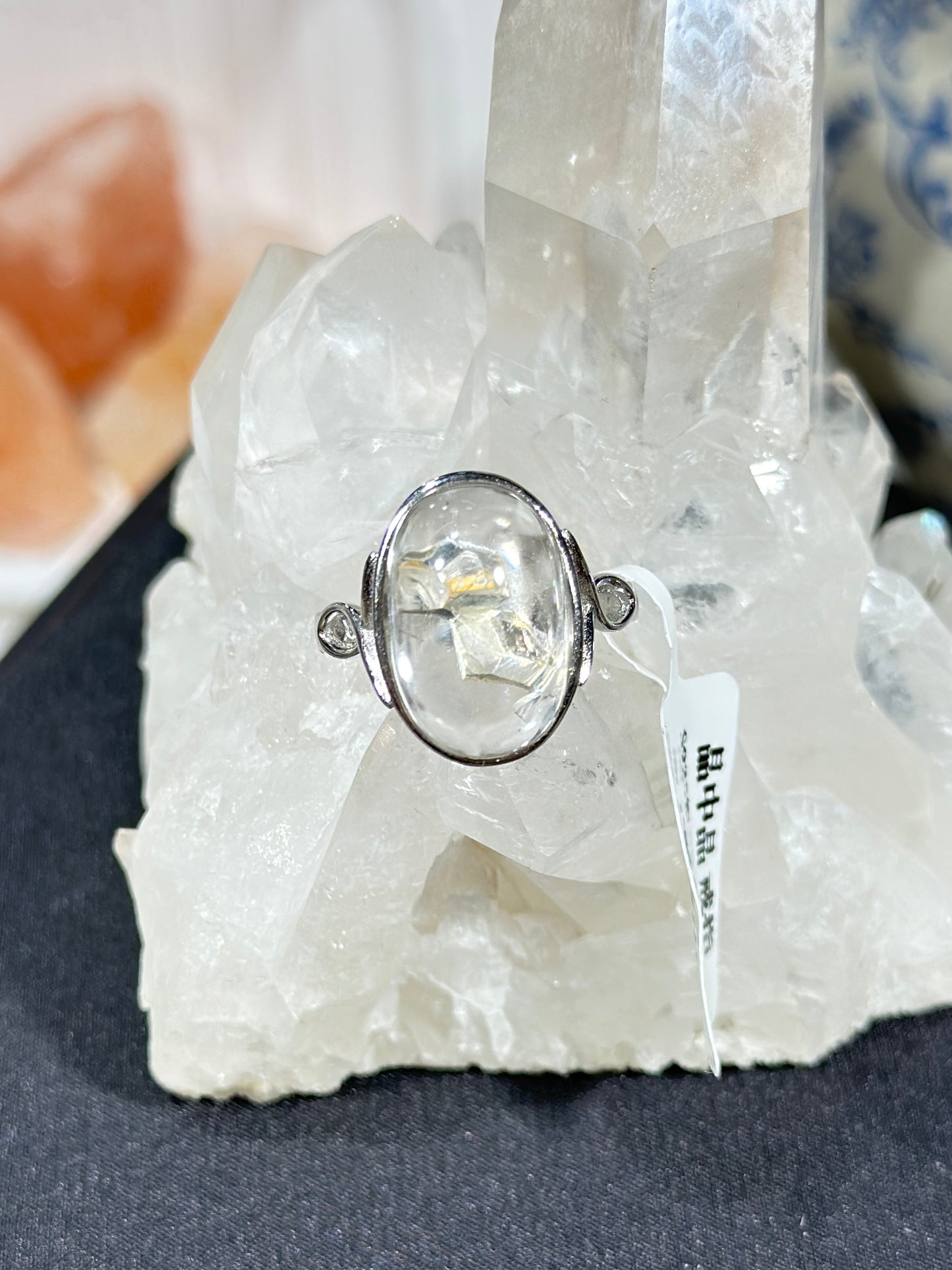 Crystal in Crystal S925 Silver Ring
