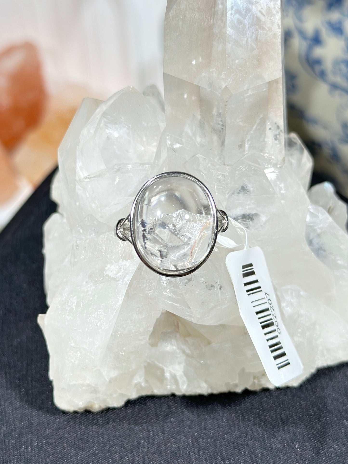 Crystal in Crystal S925 Silver Ring