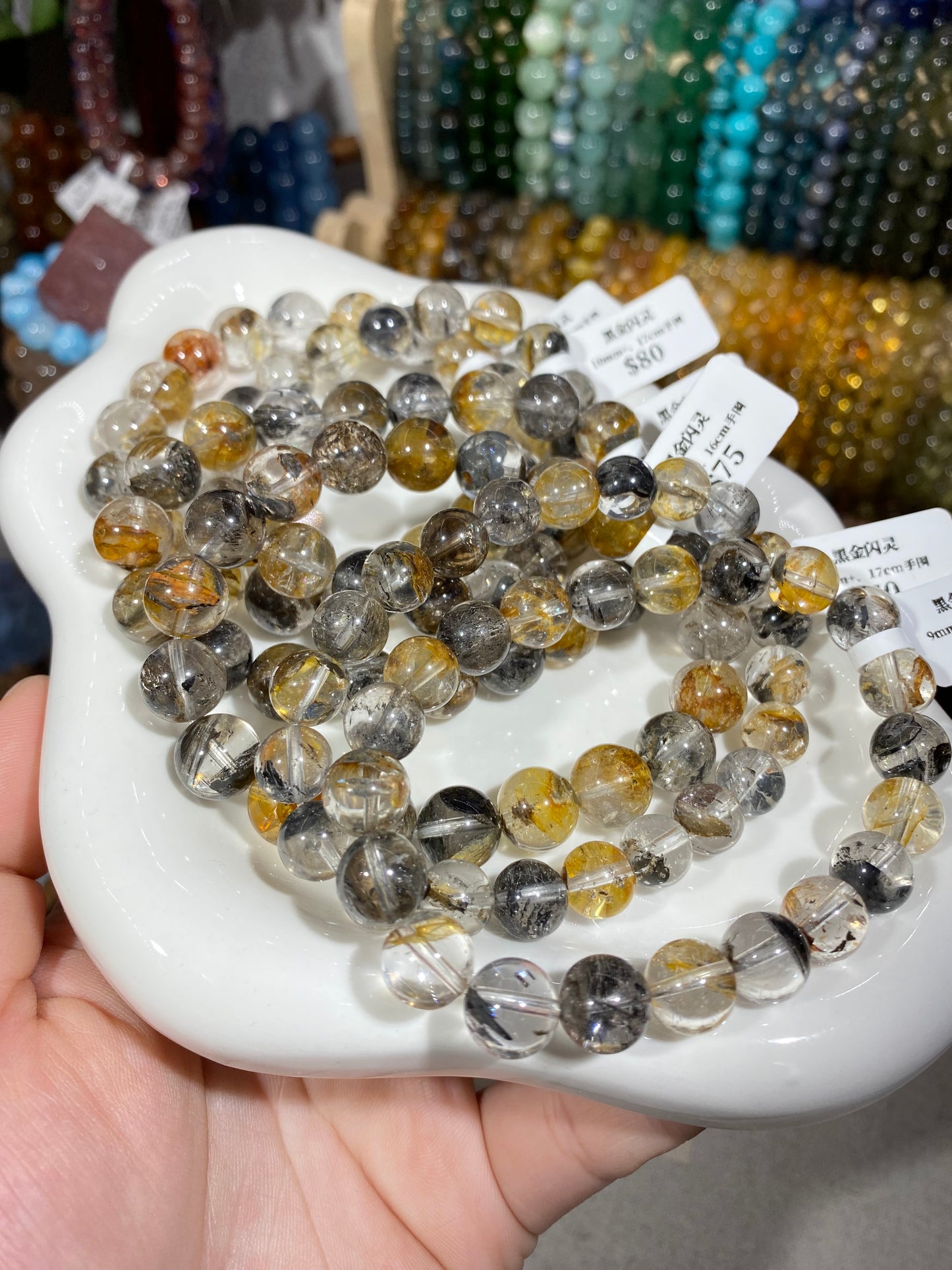 Black Gold Shining Crystal