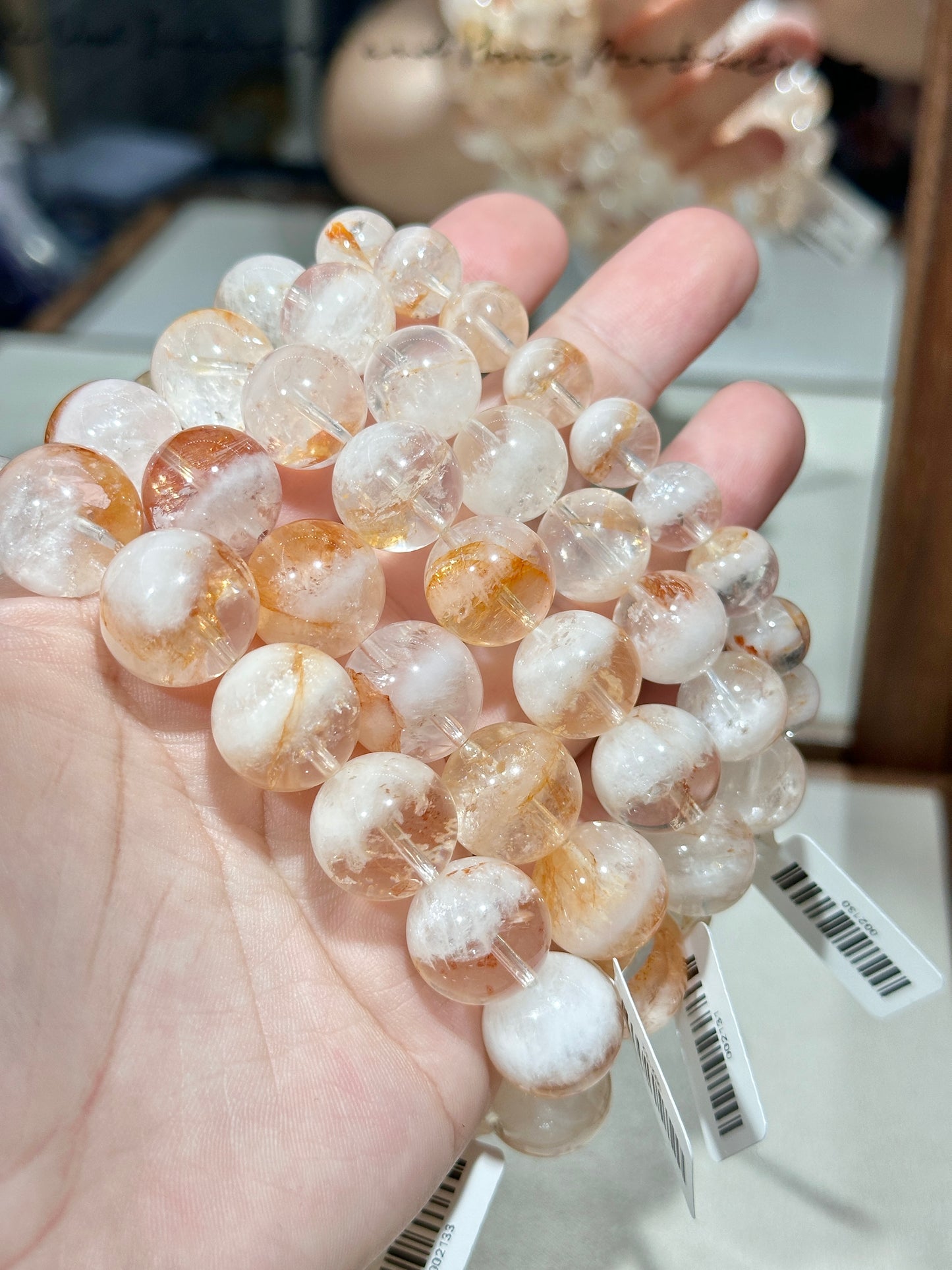 兔毛幽灵共生胶花水晶