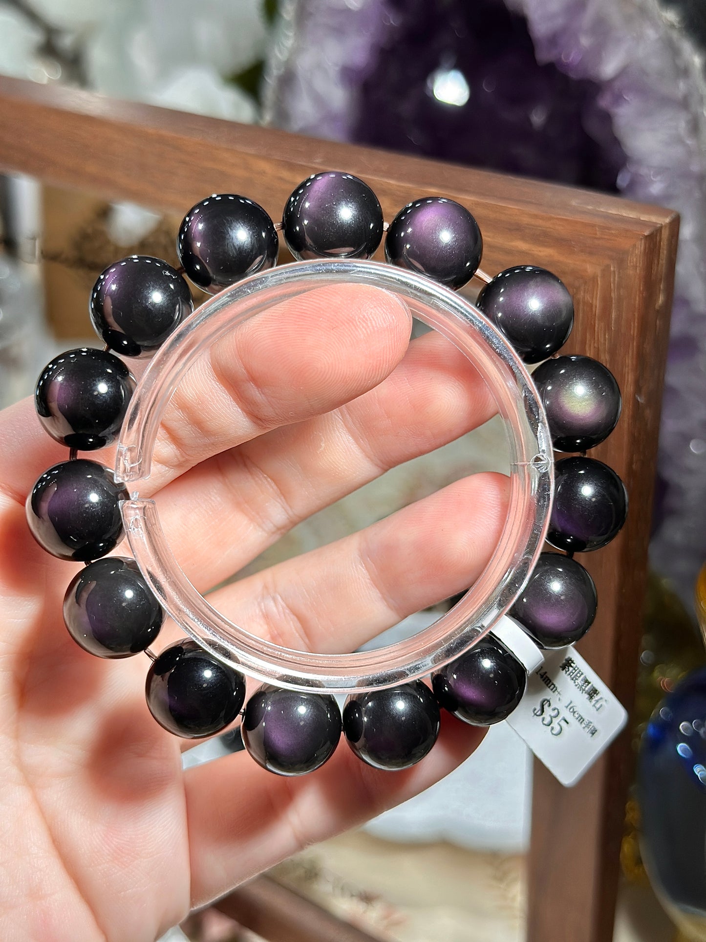 All Purple Eye Obsidian