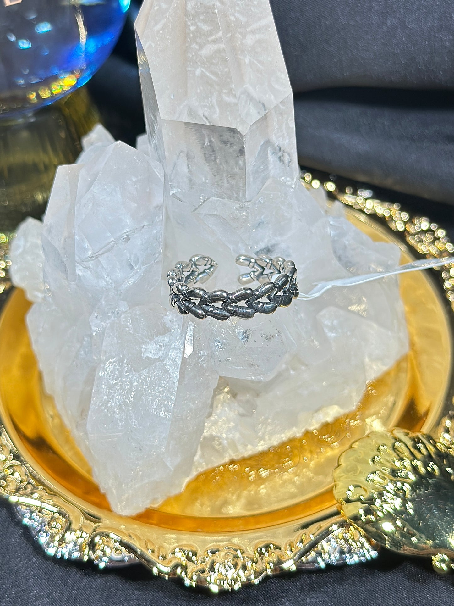 麻花复古S925银戒指