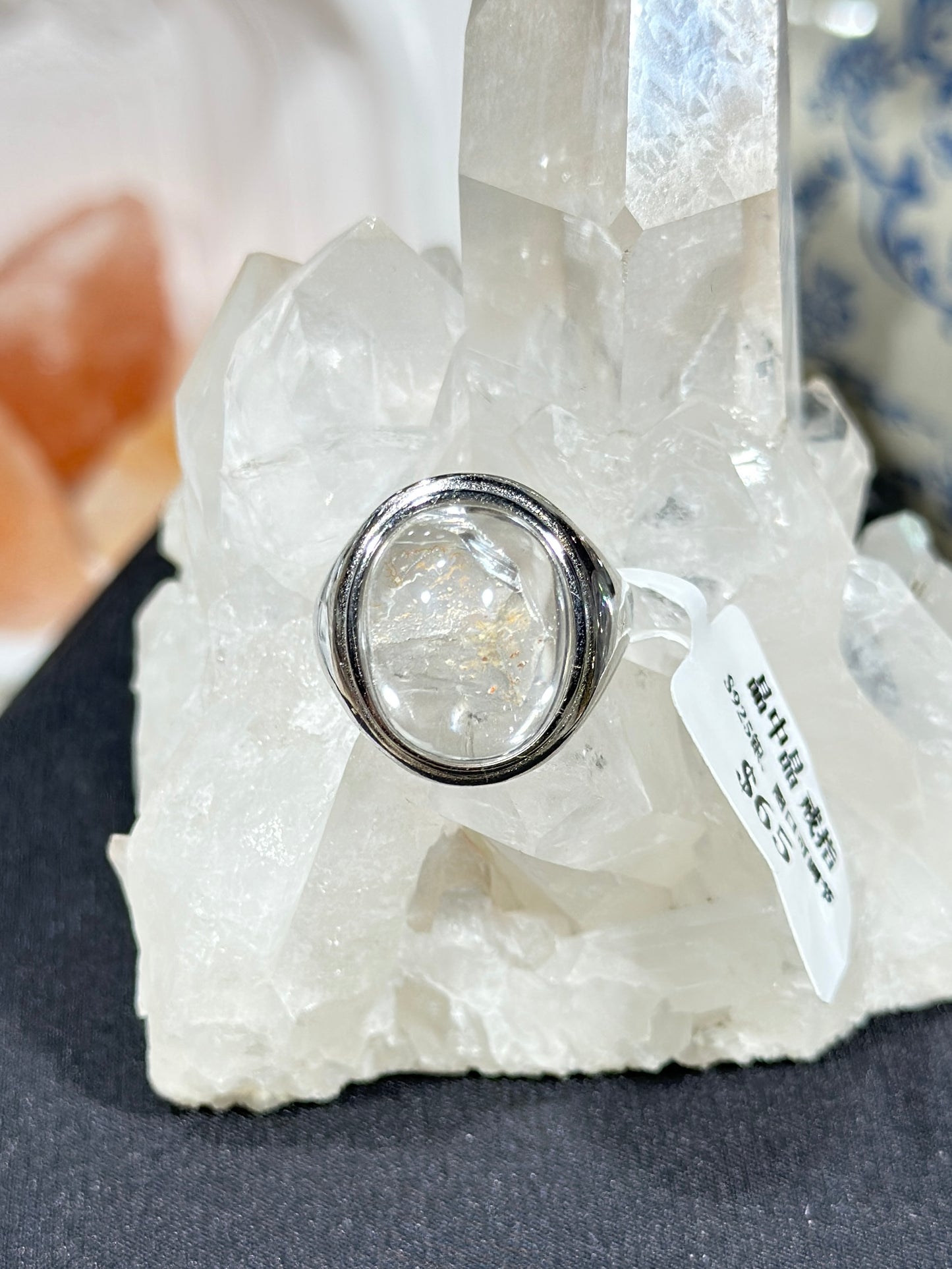 Crystal in Crystal S925 Silver Ring