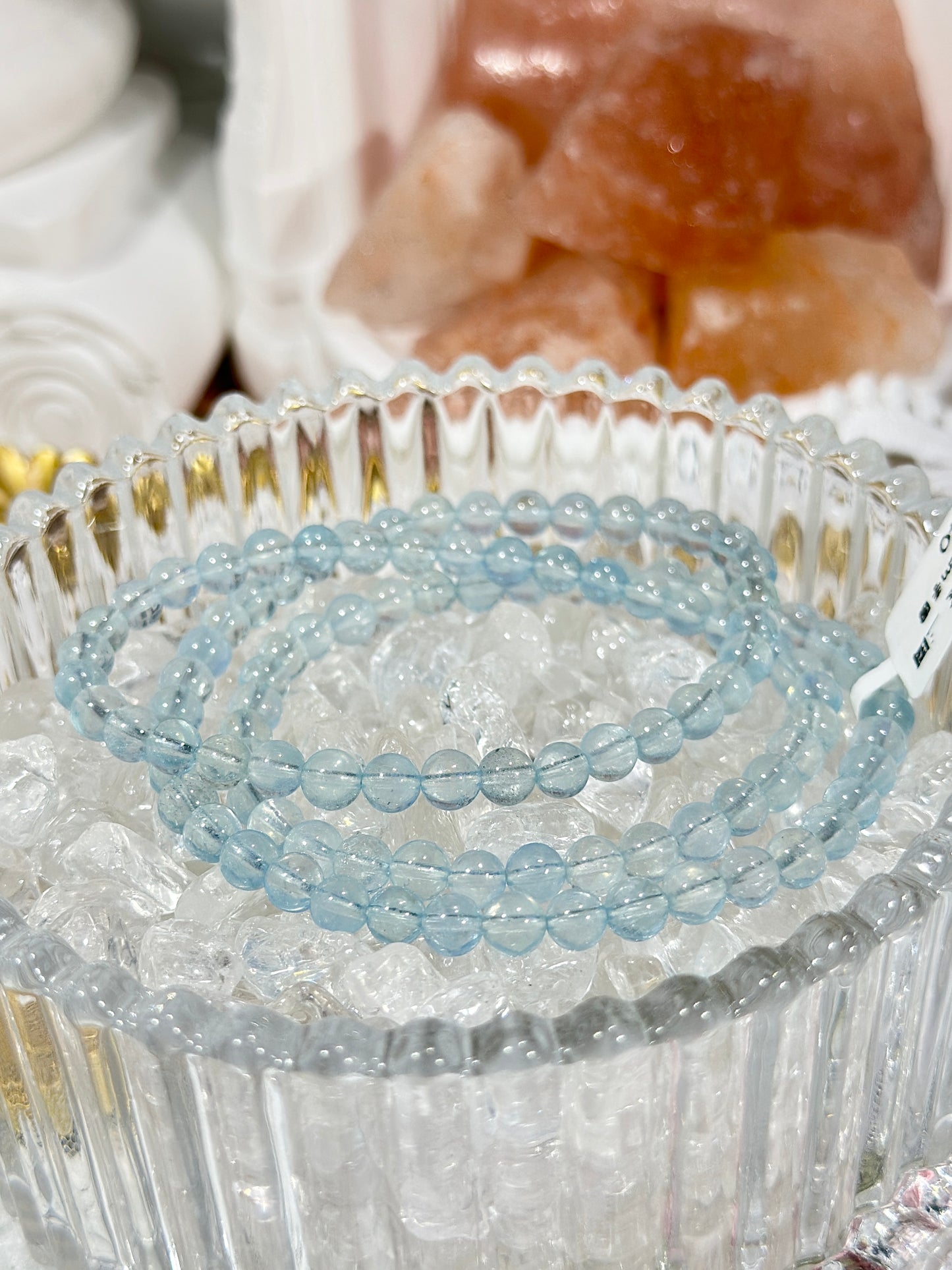 Glacier Blue Aquamarine Three Circles