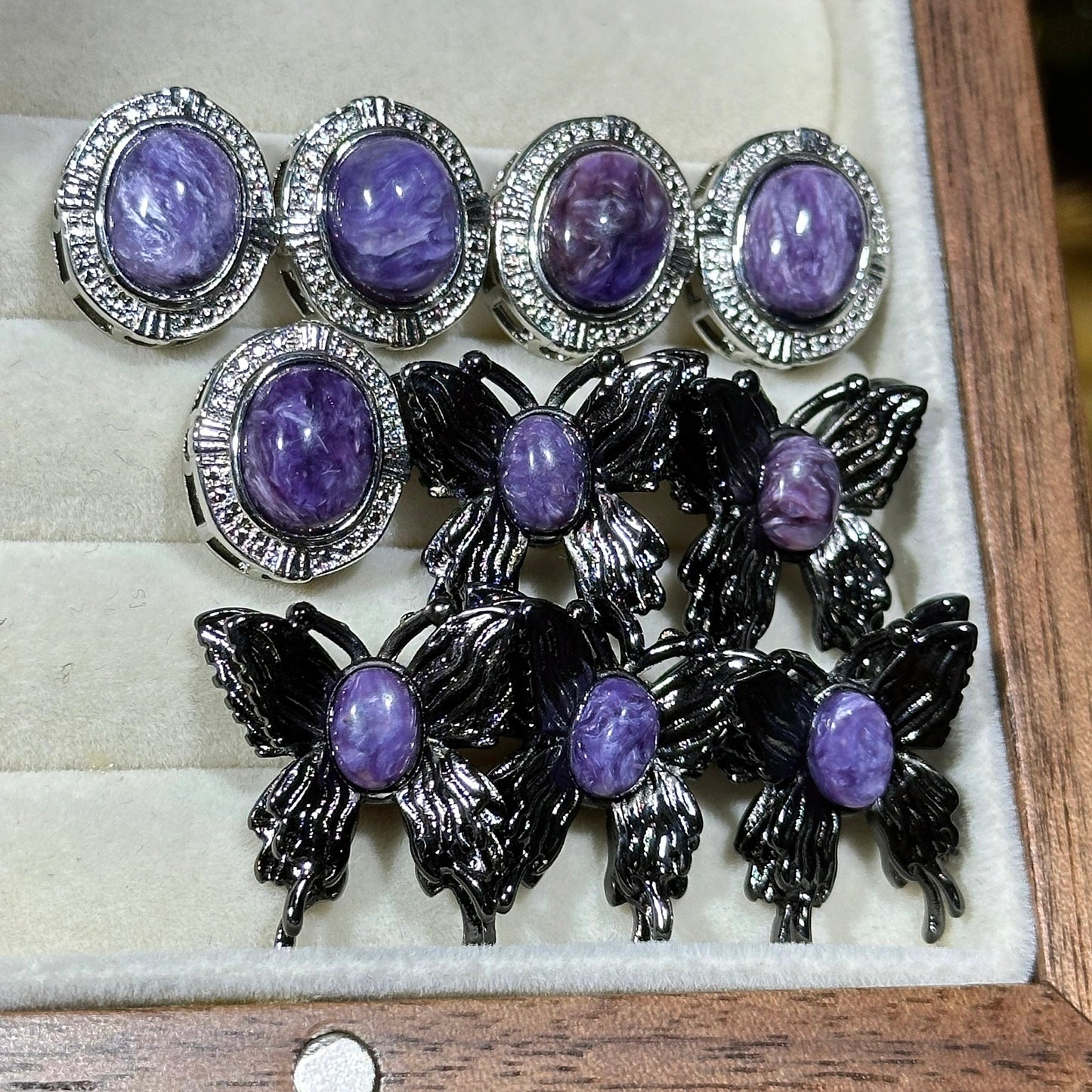 紫龙晶 蝴蝶款 魔盒