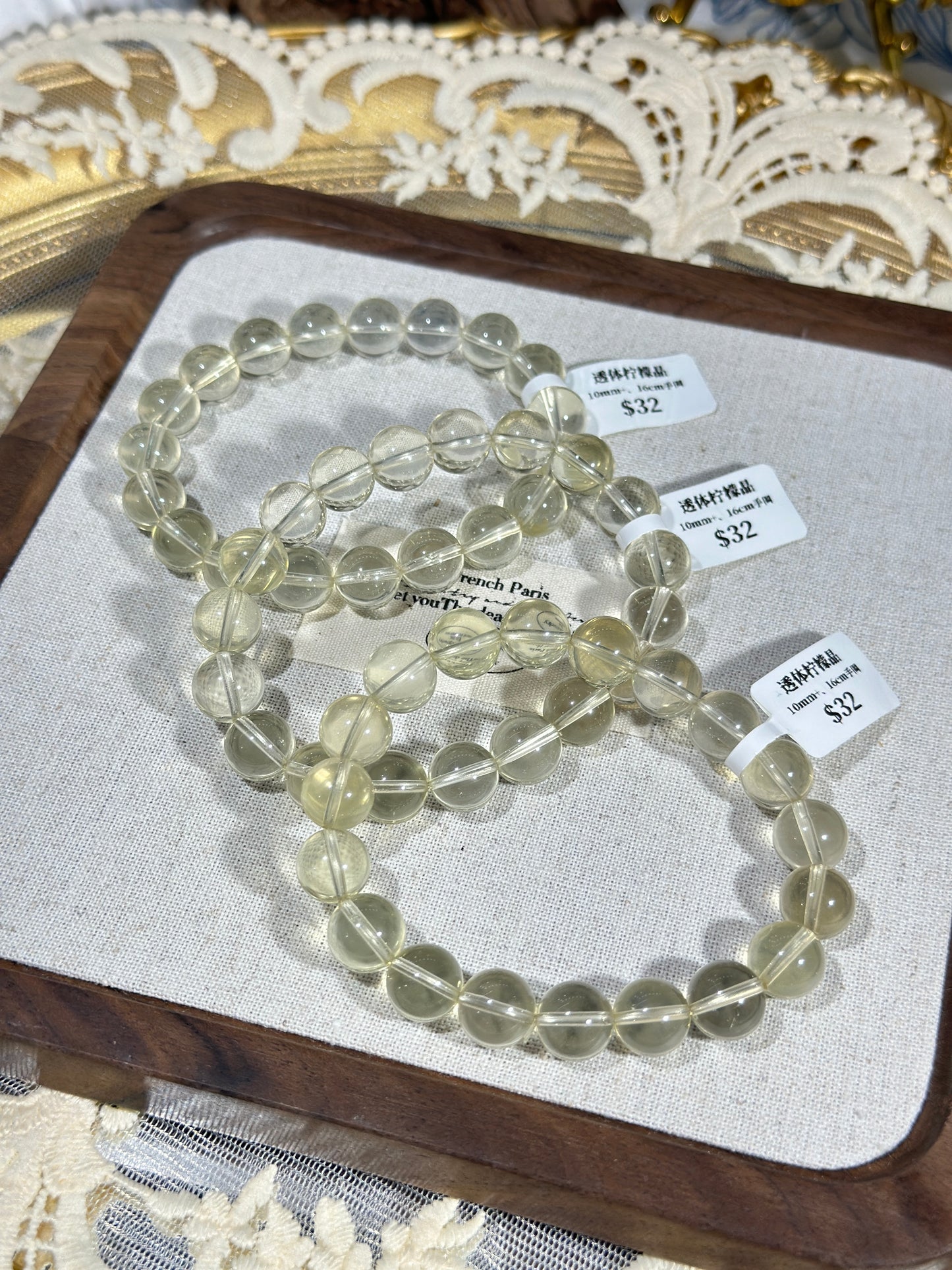 Clear lemon citrine