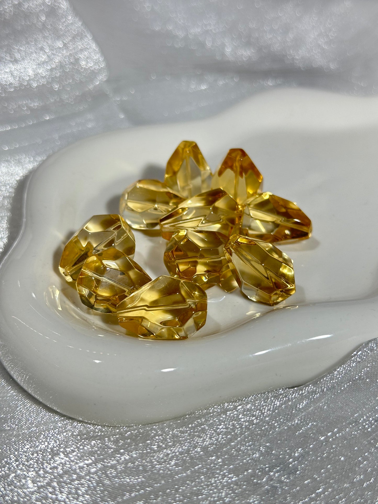 Clean citrine free shape
