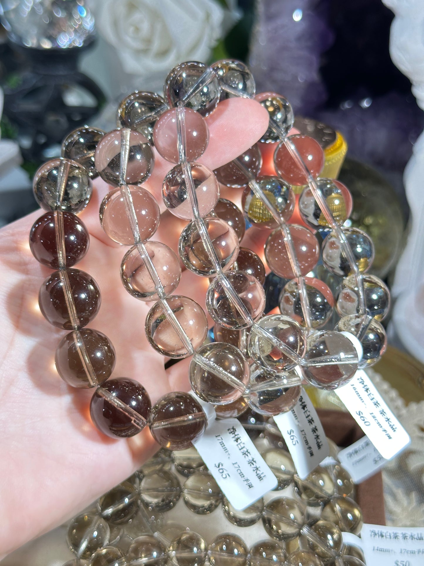Oolong White Smoky Quartz