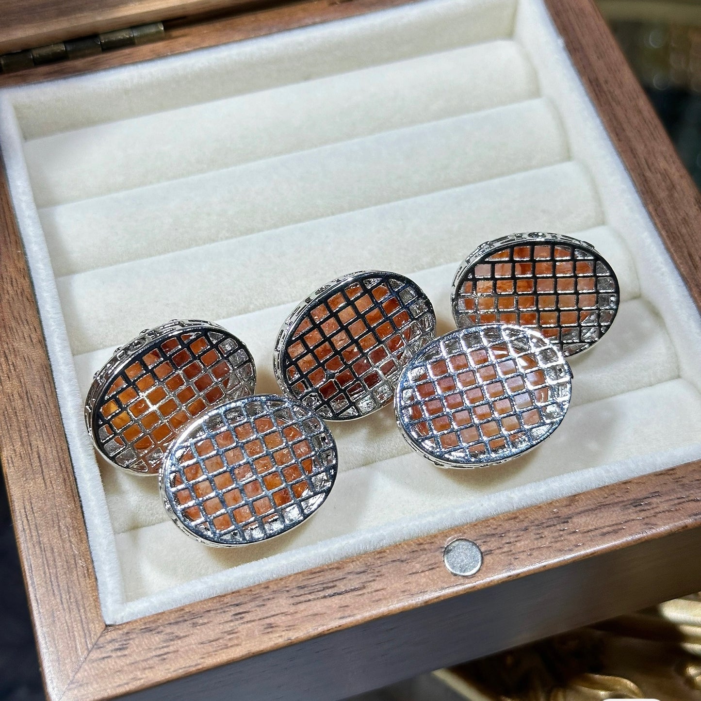 红胶花 椭圆蛋面 魔盒