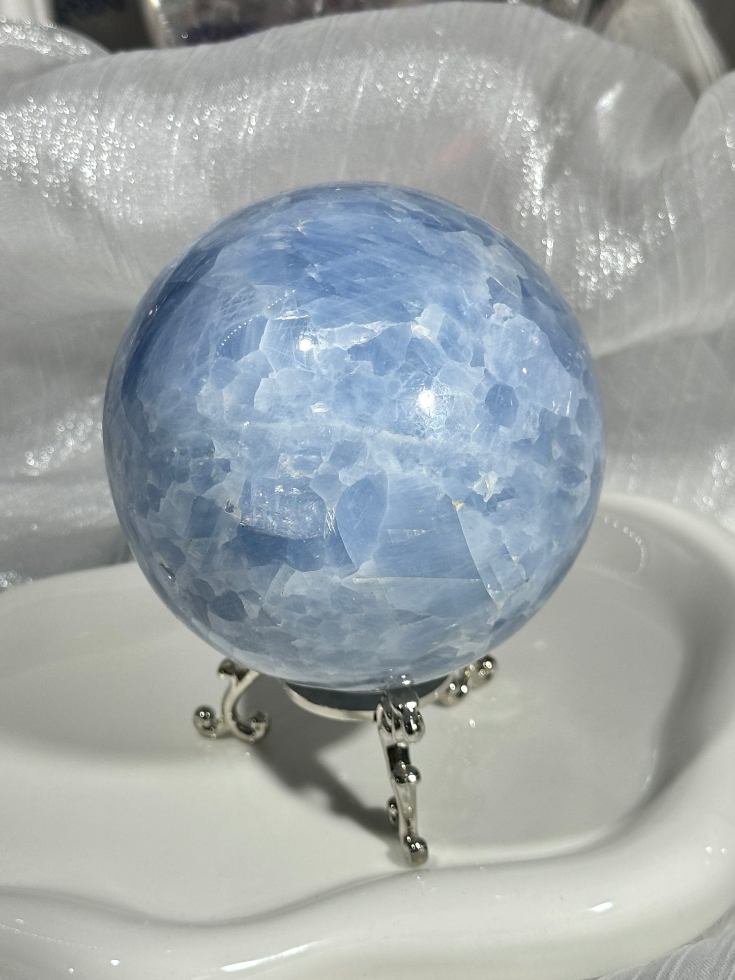 Kyanite crystal ball