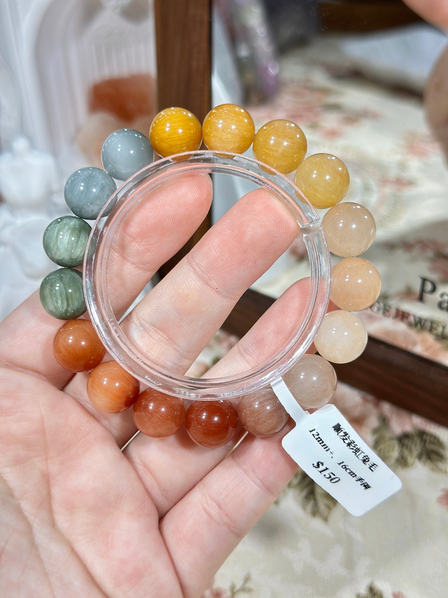 Shunfa Rainbow Rabbit Fur Crystal