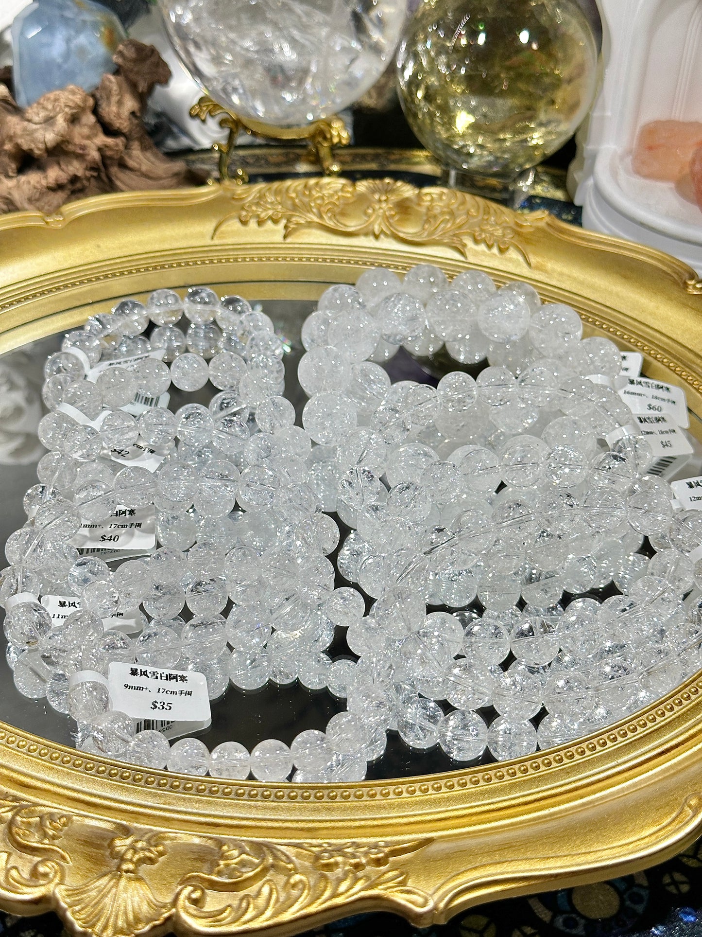 暴风雪白阿塞水晶