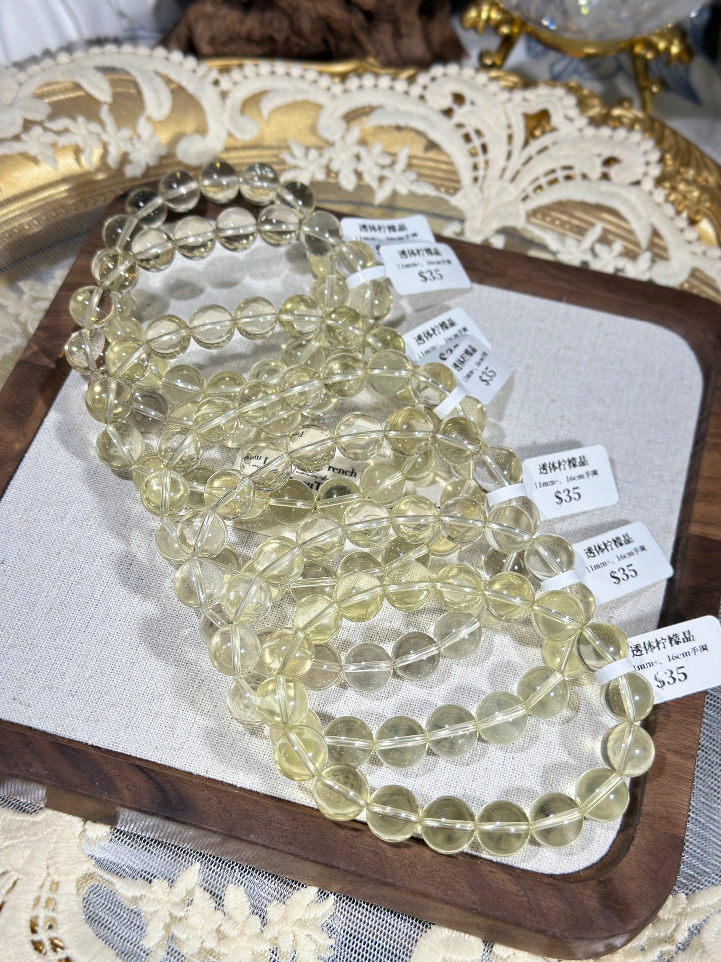 Clear lemon citrine