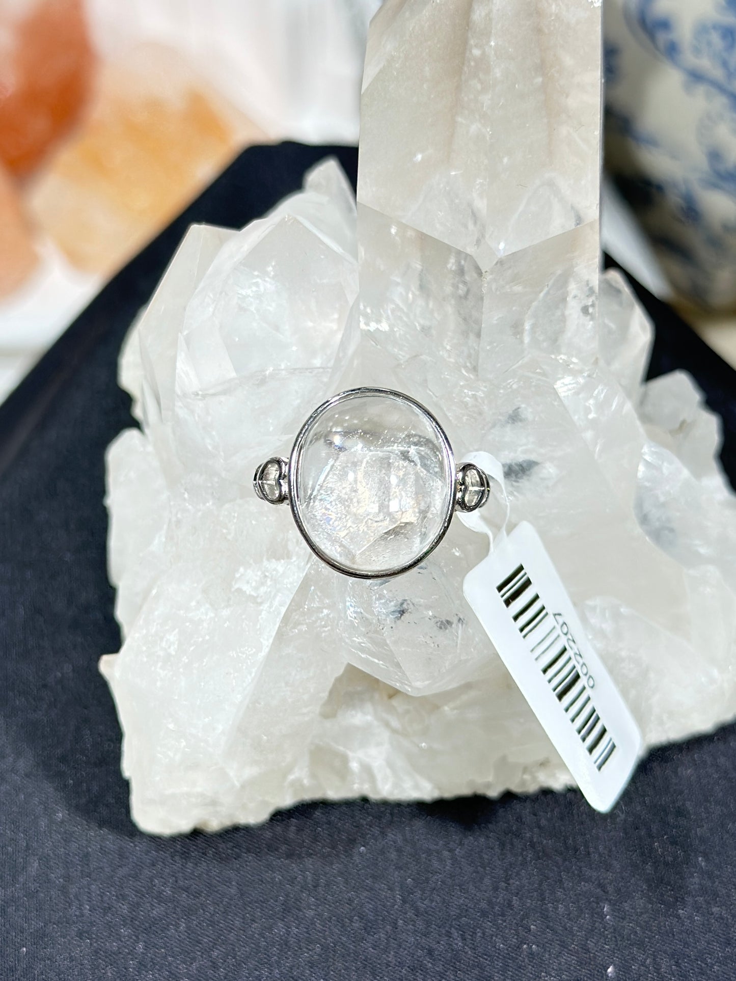 Crystal in Crystal S925 Silver Ring