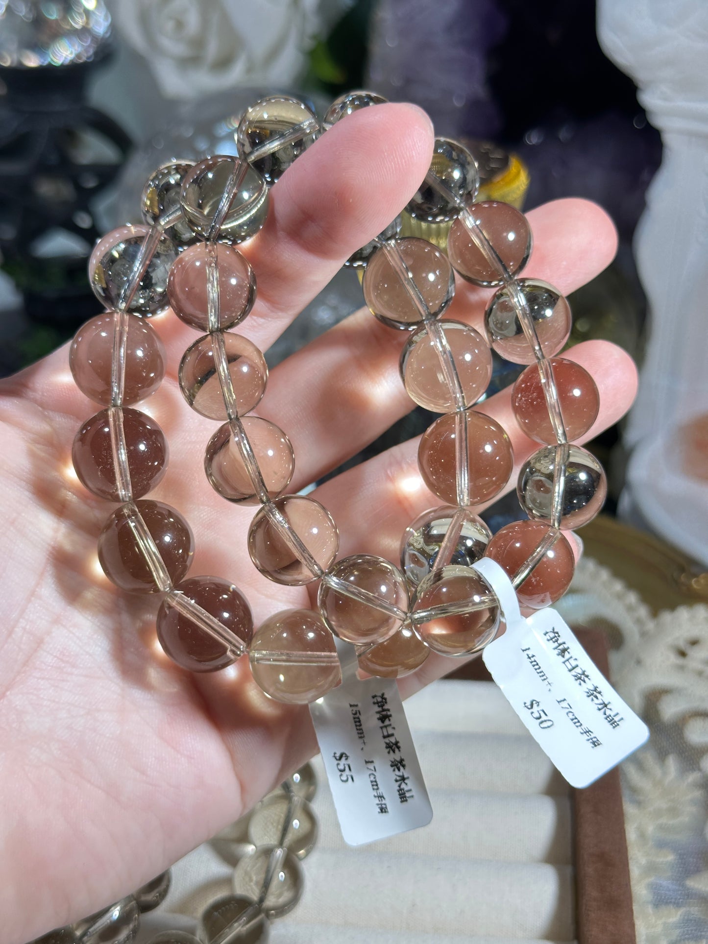 Oolong White Smoky Quartz