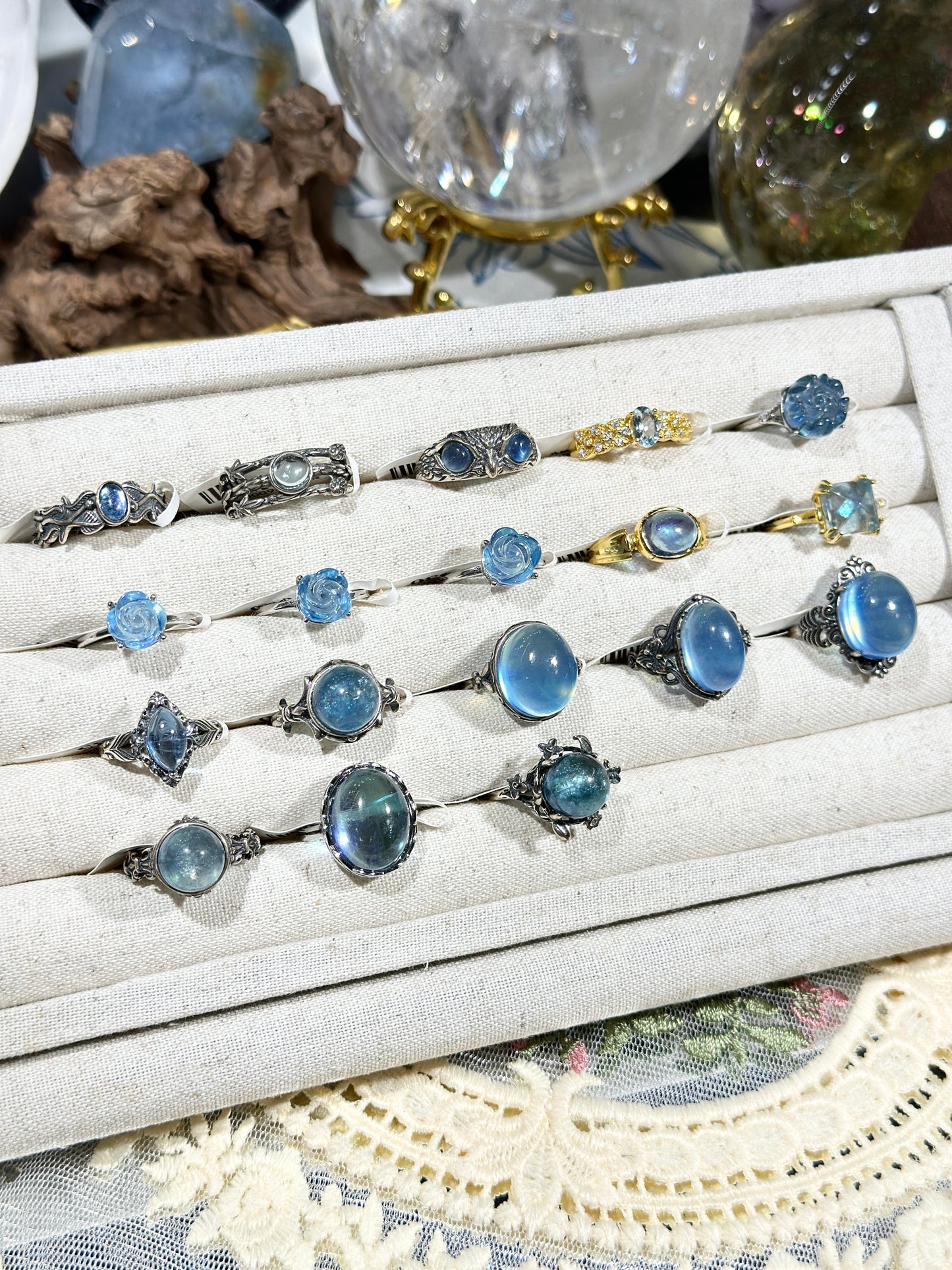 Aquamarine Ring S925 Silver