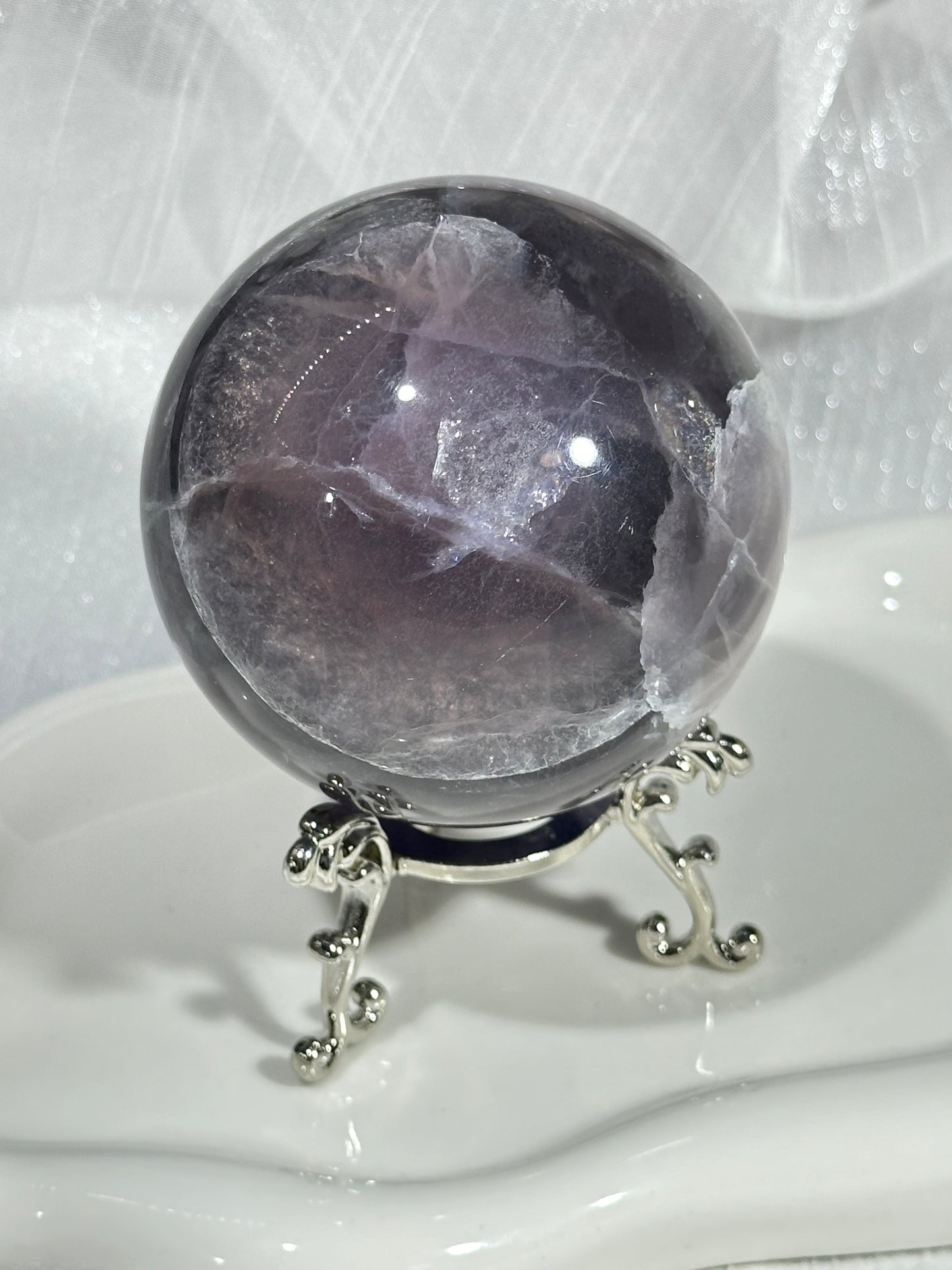 Amethyst crystal ball