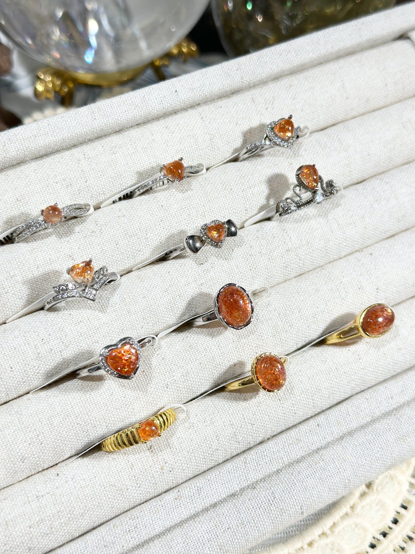 Gold Sun Ring S925 Silver