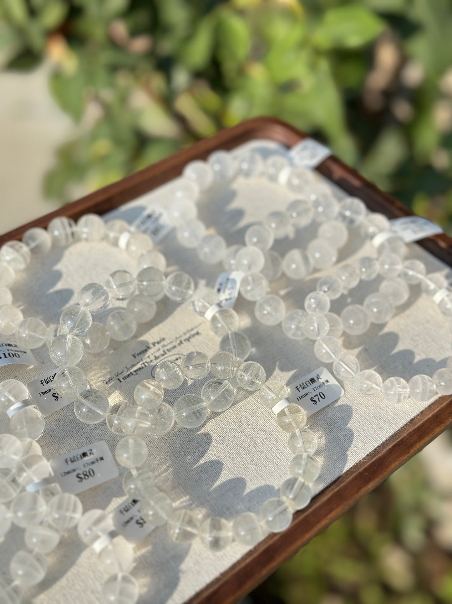 Thousand-layer white ghost crystal