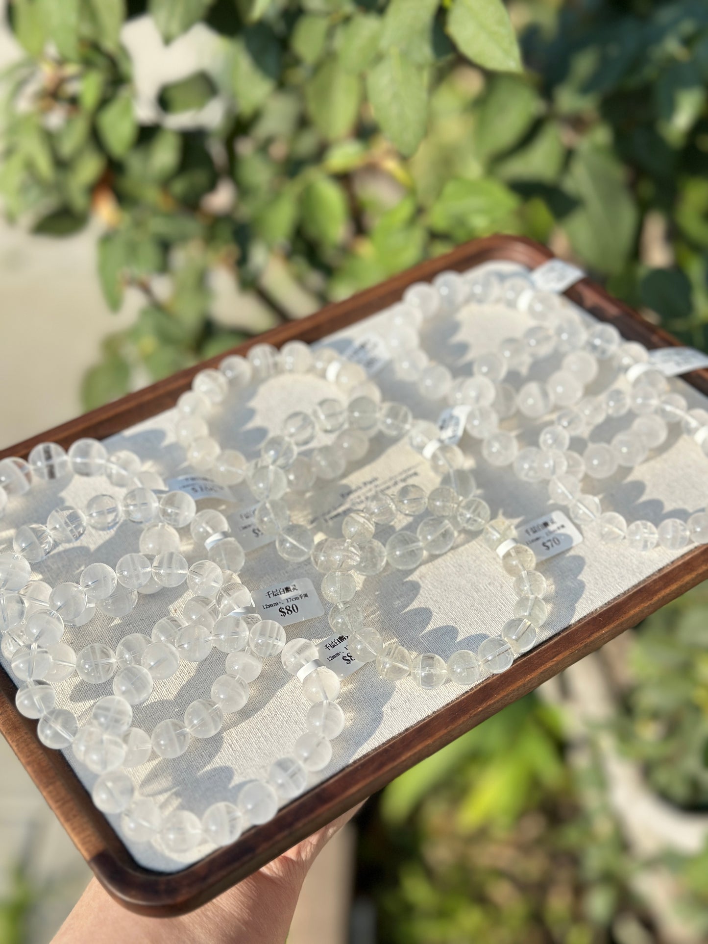 Thousand-layer white ghost crystal