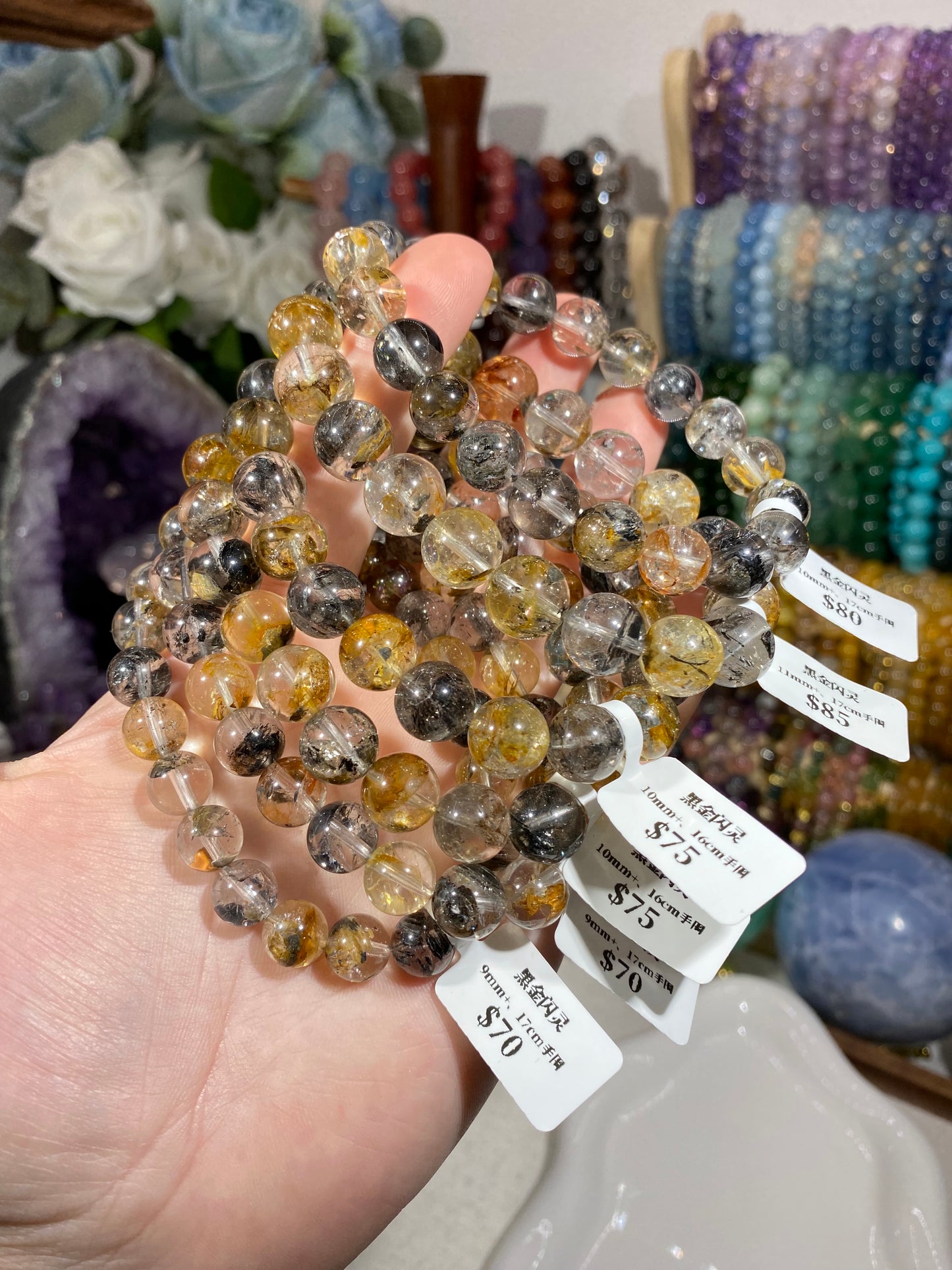 Black Gold Shining Crystal