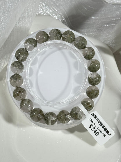 Cleansing half basin of matcha green ghost crystal