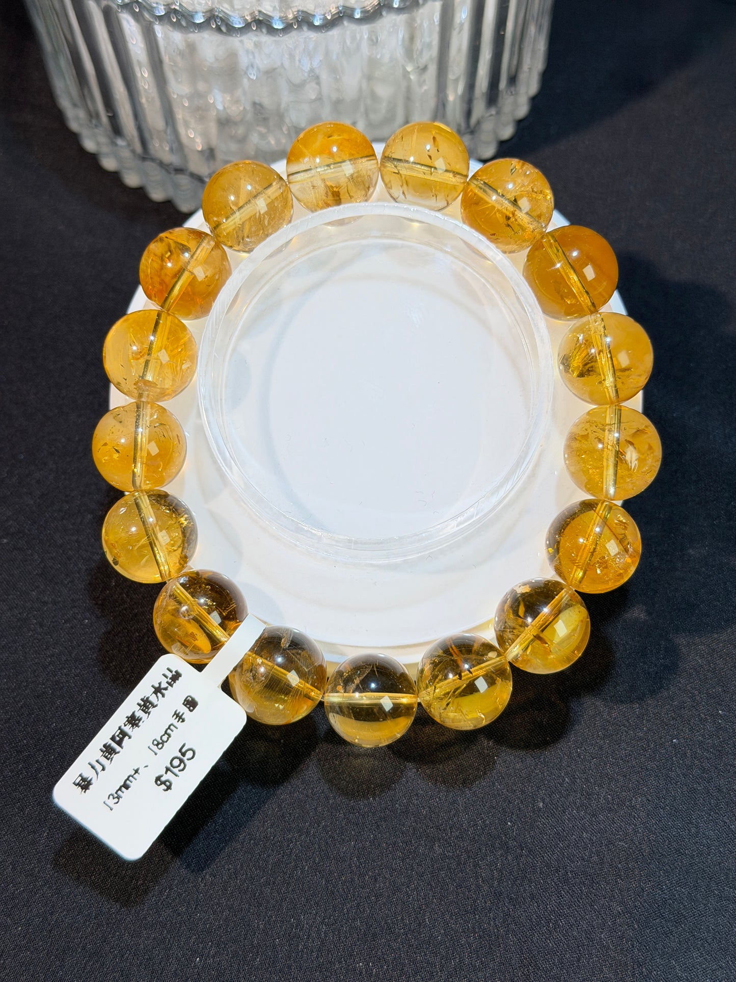 暴力黄阿塞黄水晶 11-15mm+