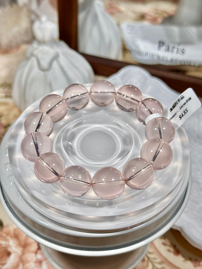 Graduation grade ice orange pink crystal