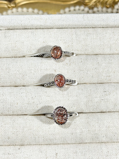Super Seven Gold Strawberry Ring S925 Silver