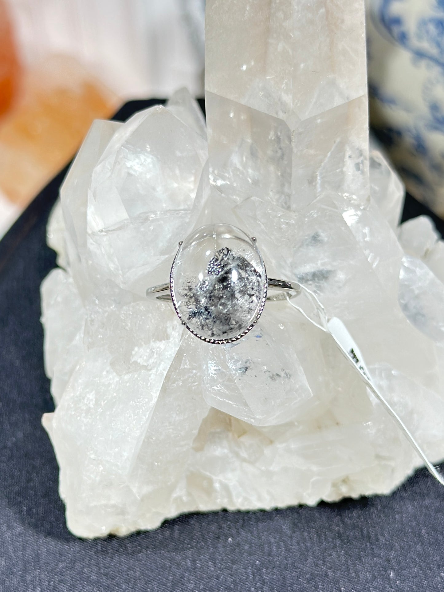 Black Shining Ring S925 Silver