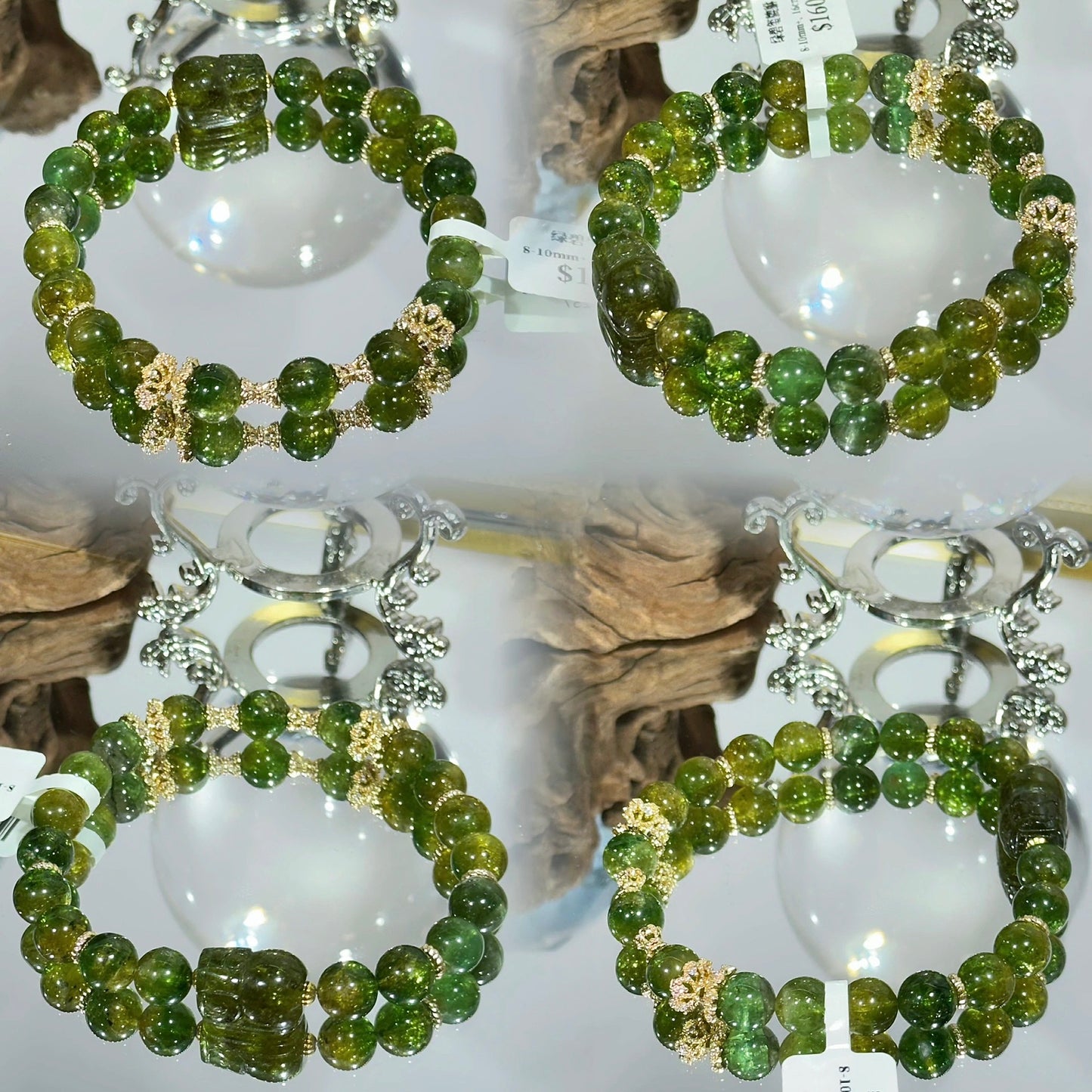 Green Tourmaline Pixiu Bracelet