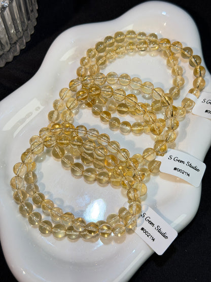 净体巴西黄水晶多圈